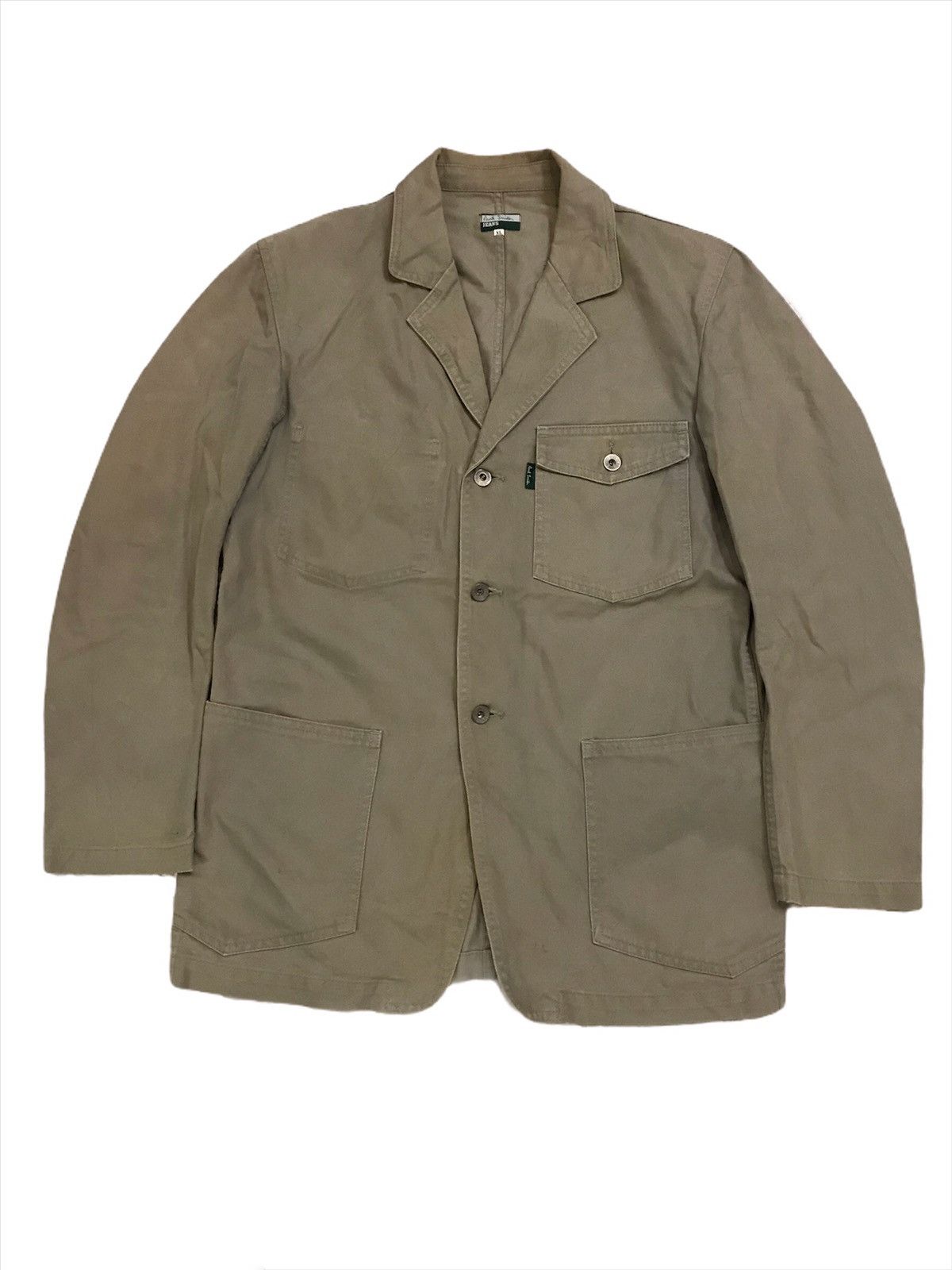 Paul Smith × Vintage Japanese Paul Smith Jeans Chore Jacket Size US XL / EU 56 / 4 - 1 Thumbnail
