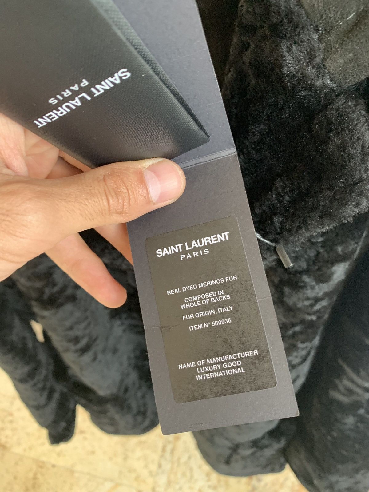 Saint Laurent Paris o1rshd1 Duffle Shearling Coat With Suede Hood in Black Size US M / EU 48-50 / 2 - 10 Thumbnail