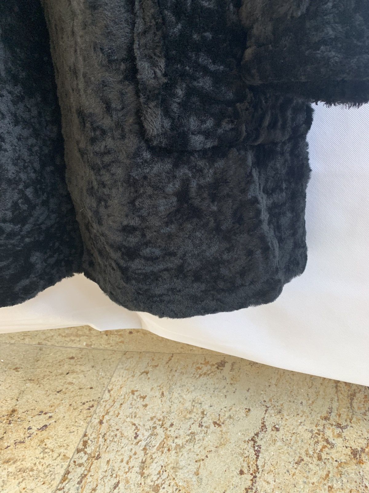 Saint Laurent Paris o1rshd1 Duffle Shearling Coat With Suede Hood in Black Size US M / EU 48-50 / 2 - 11 Thumbnail