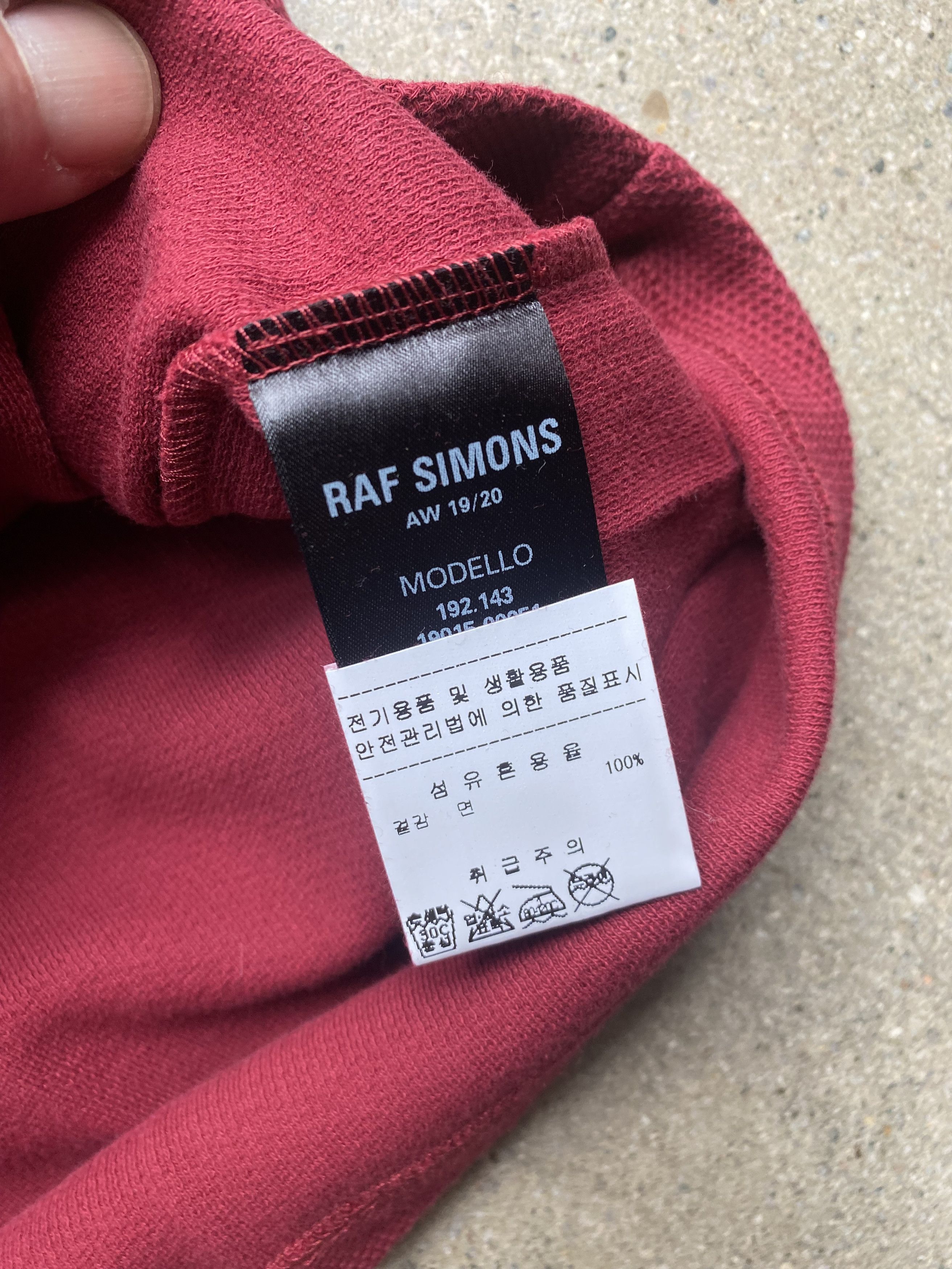 Raf Simons Steal! NWT F/W19 Japan Only $895 Long Collar "Heroes" Polo Size US L / EU 52-54 / 3 - 6 Thumbnail