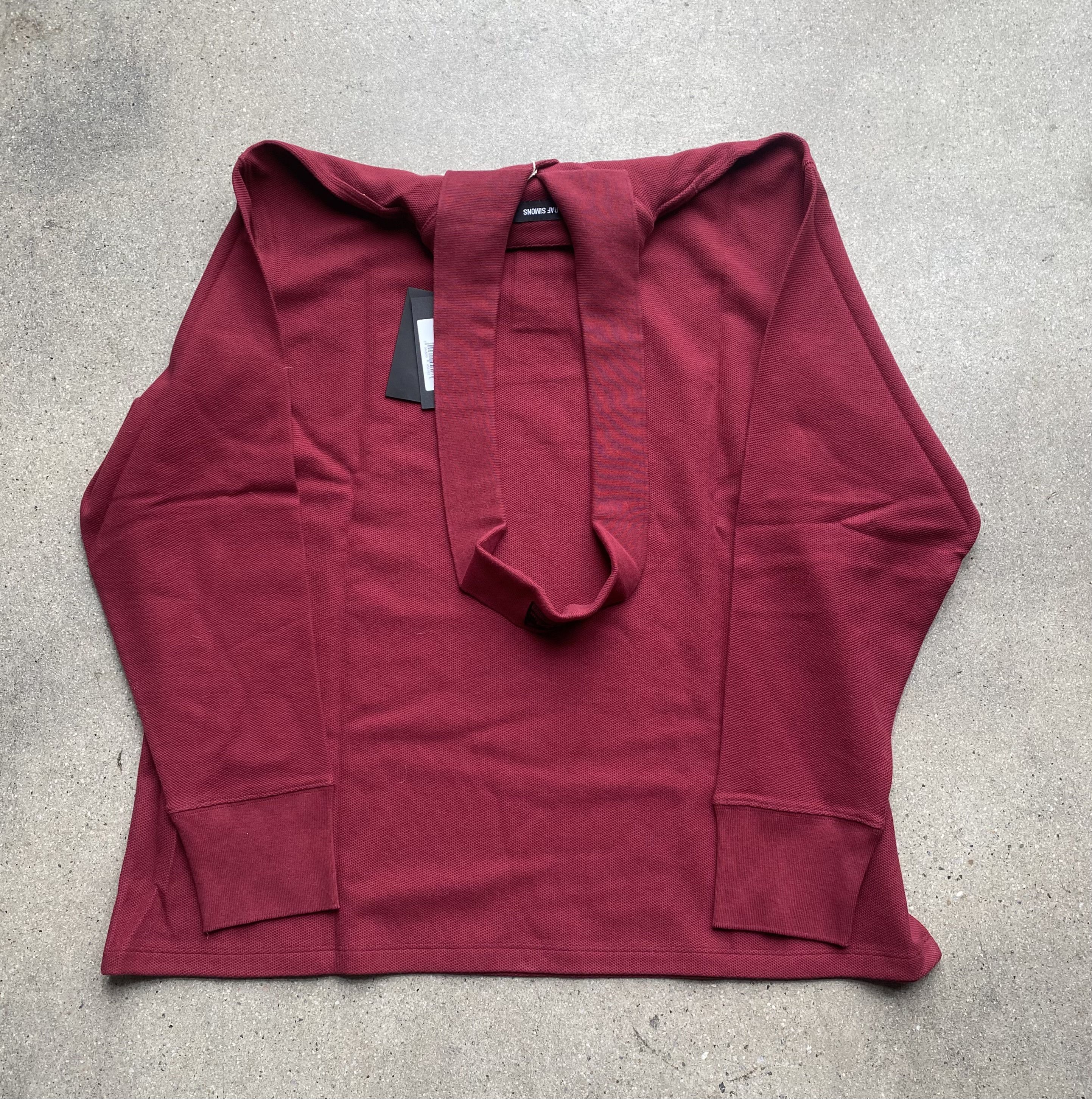 Raf Simons Steal! NWT F/W19 Japan Only $895 Long Collar "Heroes" Polo Size US L / EU 52-54 / 3 - 11 Thumbnail