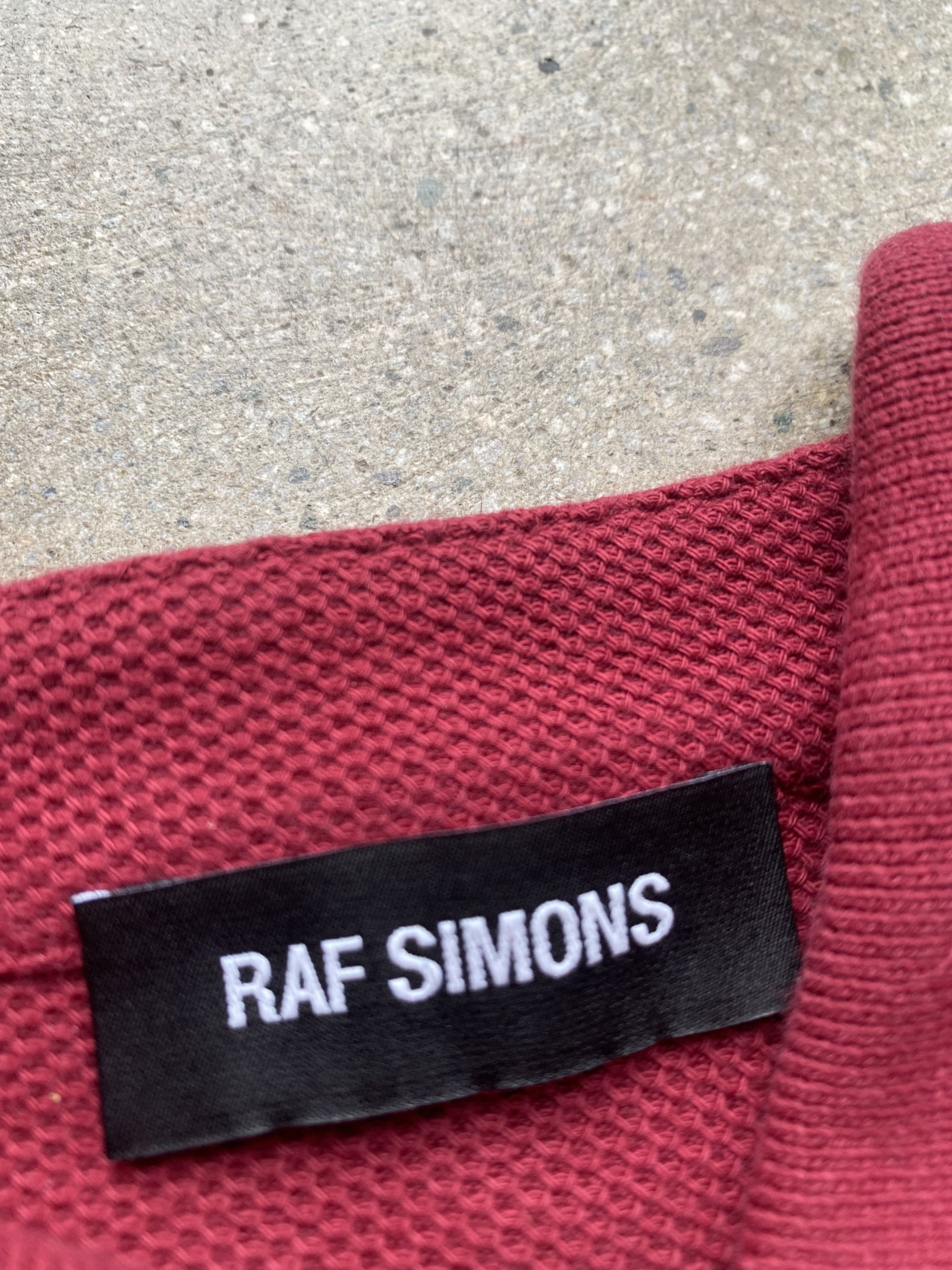 Raf Simons Steal! NWT F/W19 Japan Only $895 Long Collar "Heroes" Polo Size US L / EU 52-54 / 3 - 7 Thumbnail