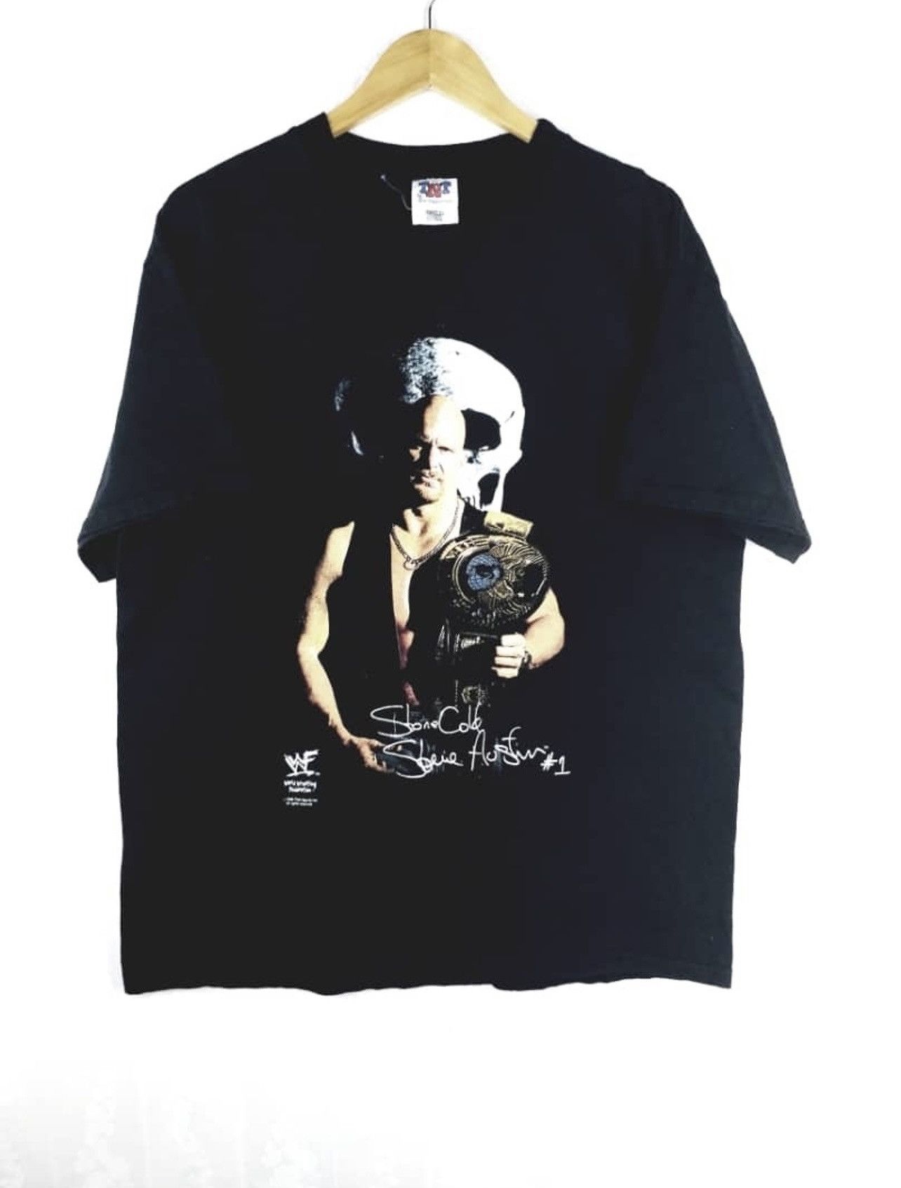 Vintage × WWE Vintage WWE Superstar STONE COLD Tee Size US M / EU 48-50 / 2 - 1 Thumbnail