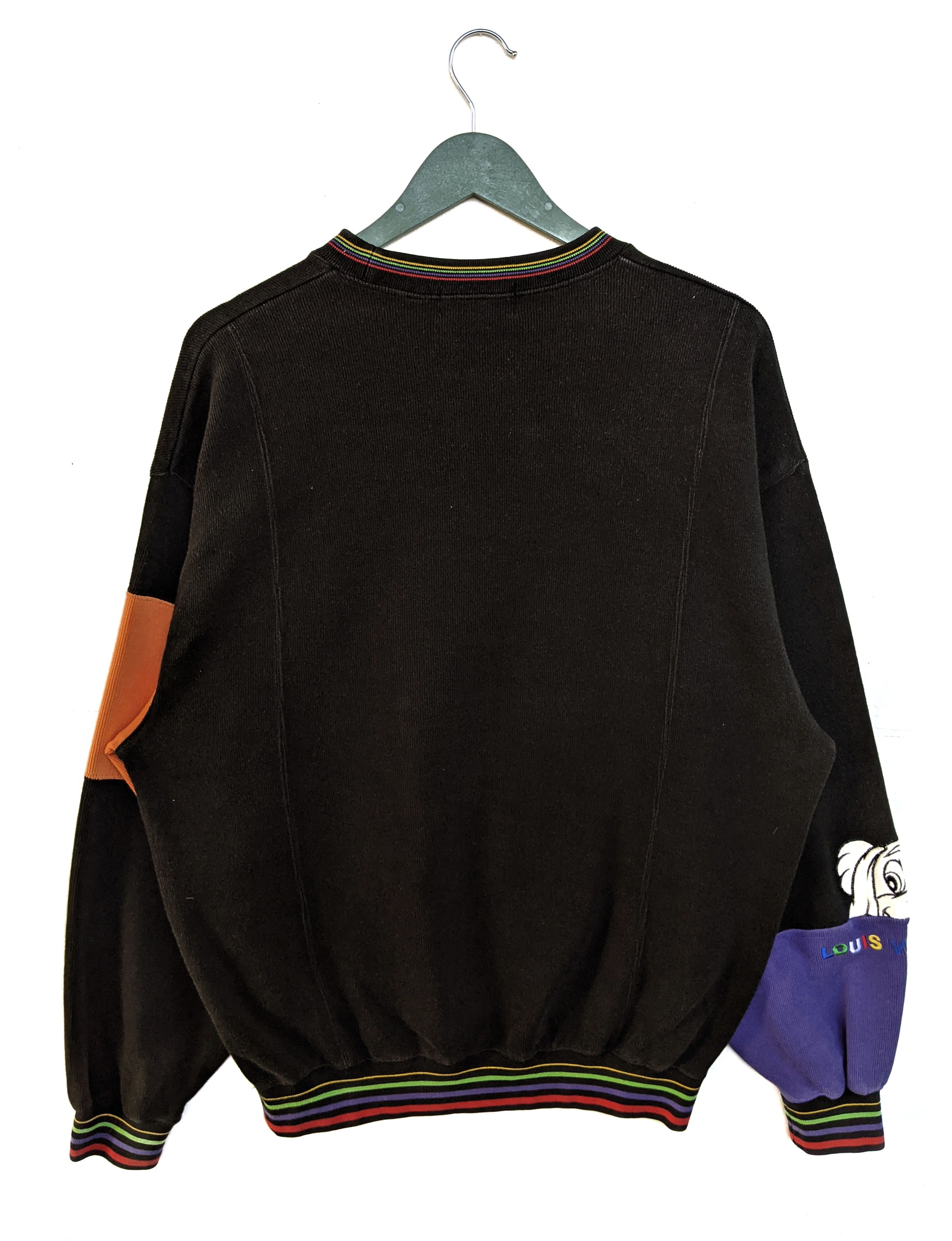 Designer Vintage Louis Versus 3 Tones Sweatshirt Size US XXL / EU 58 / 5 - 3 Thumbnail