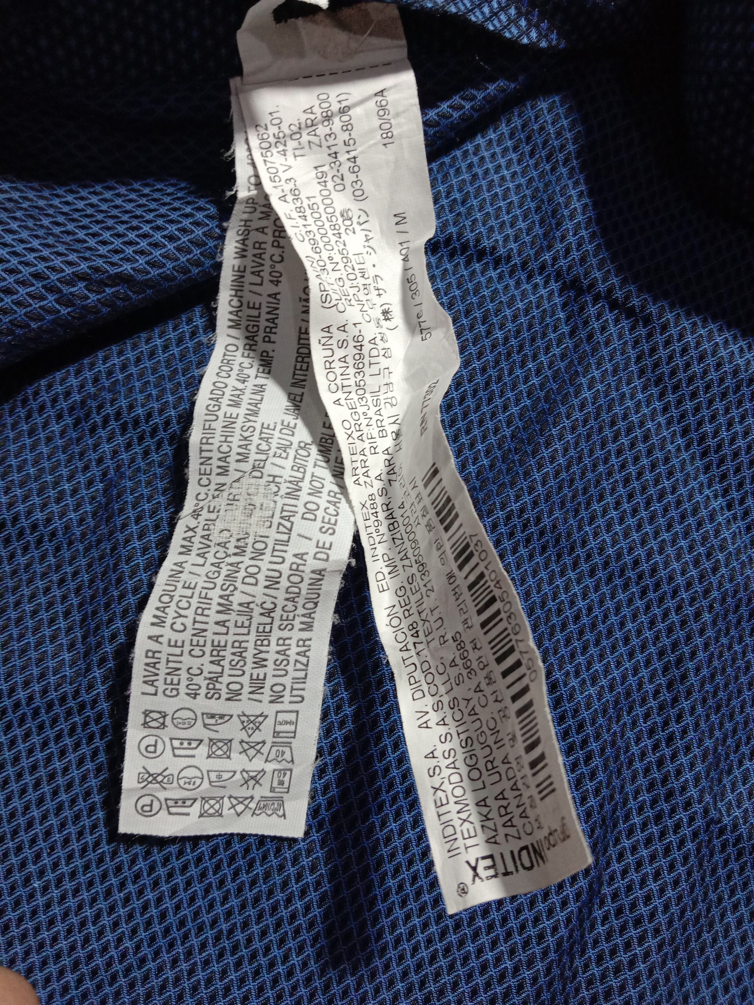 Vintage × Zara BLACK TAG BY ZARA MAN COLLAR SHIRTS Size US M / EU 48-50 / 2 - 8 Thumbnail