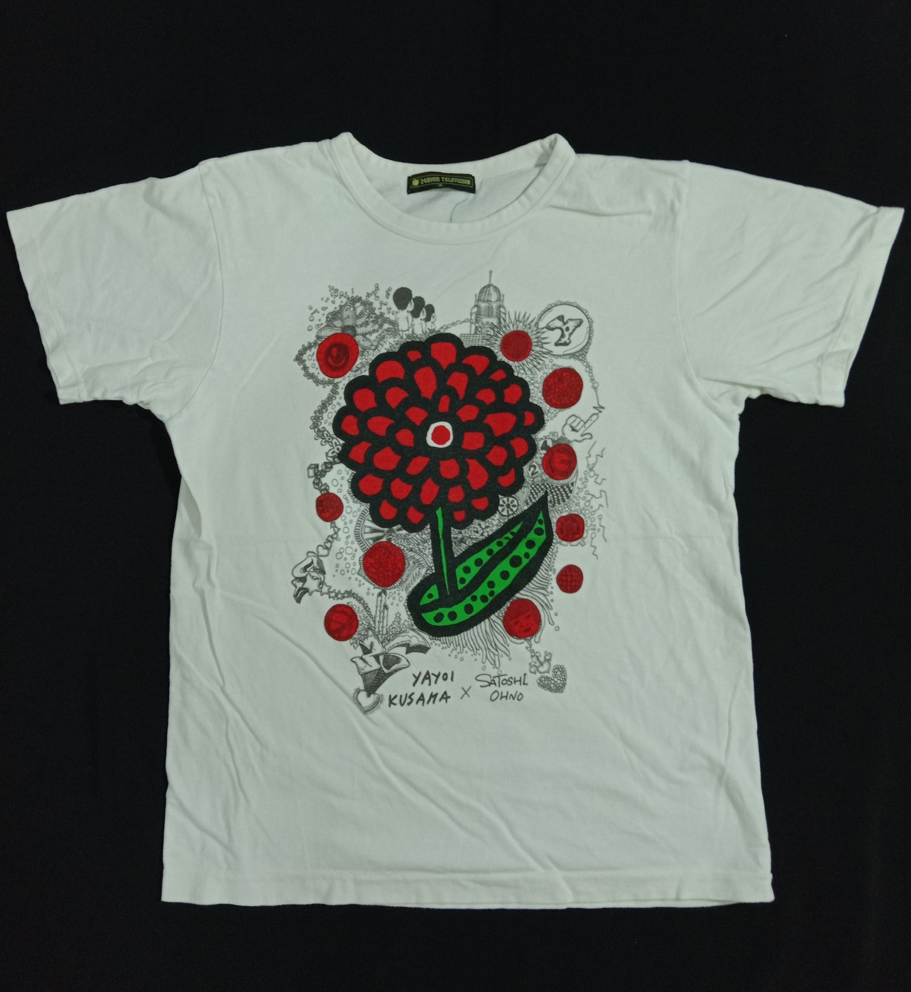 Japanese Brand Vintage 24Hours Television Yayoi Kusama x Satoshi Ohno Size US S / EU 44-46 / 1 - 1 Thumbnail