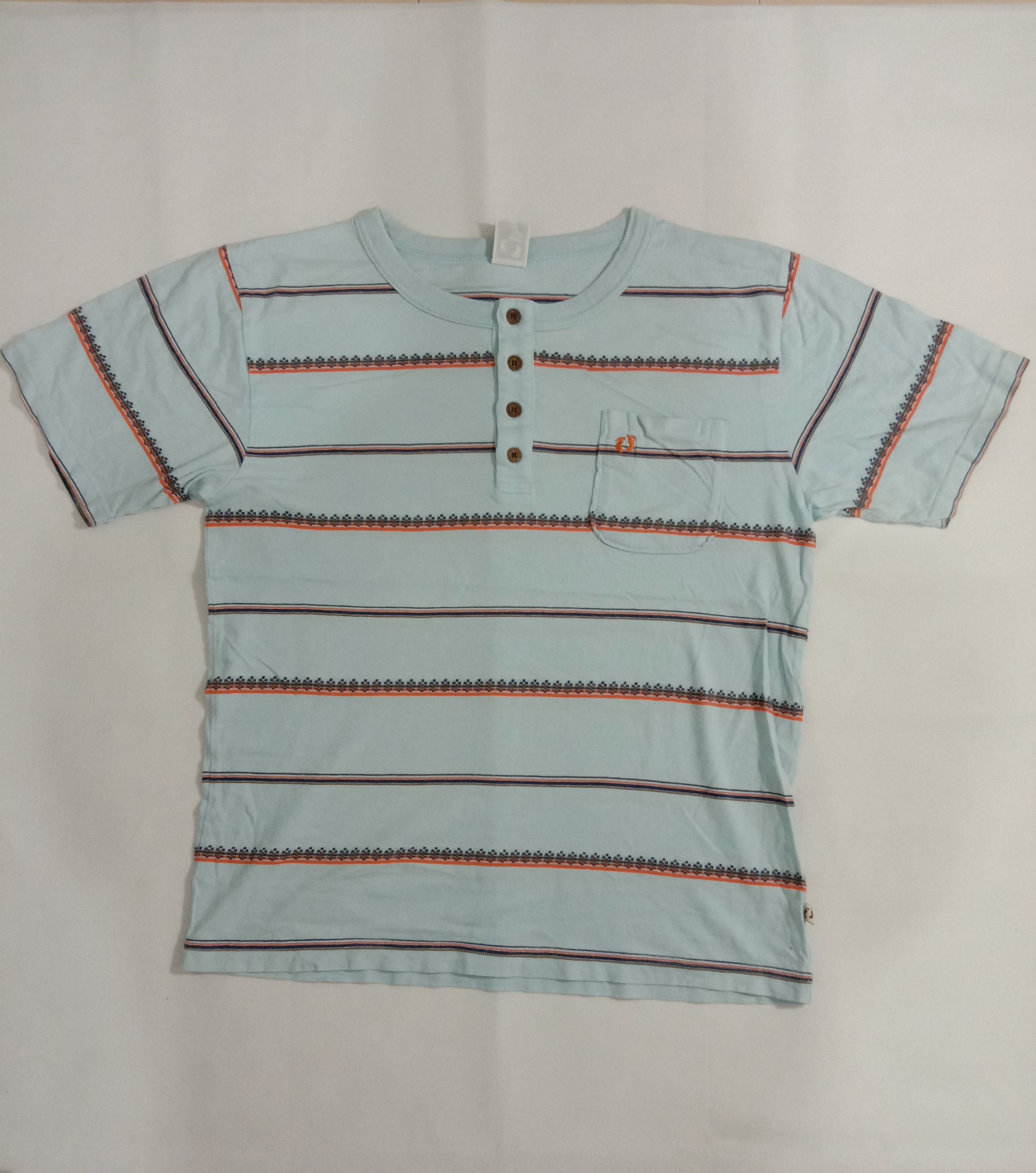 VINTAGE 90s HANG TEN Unisex Tee Surf Style Striped