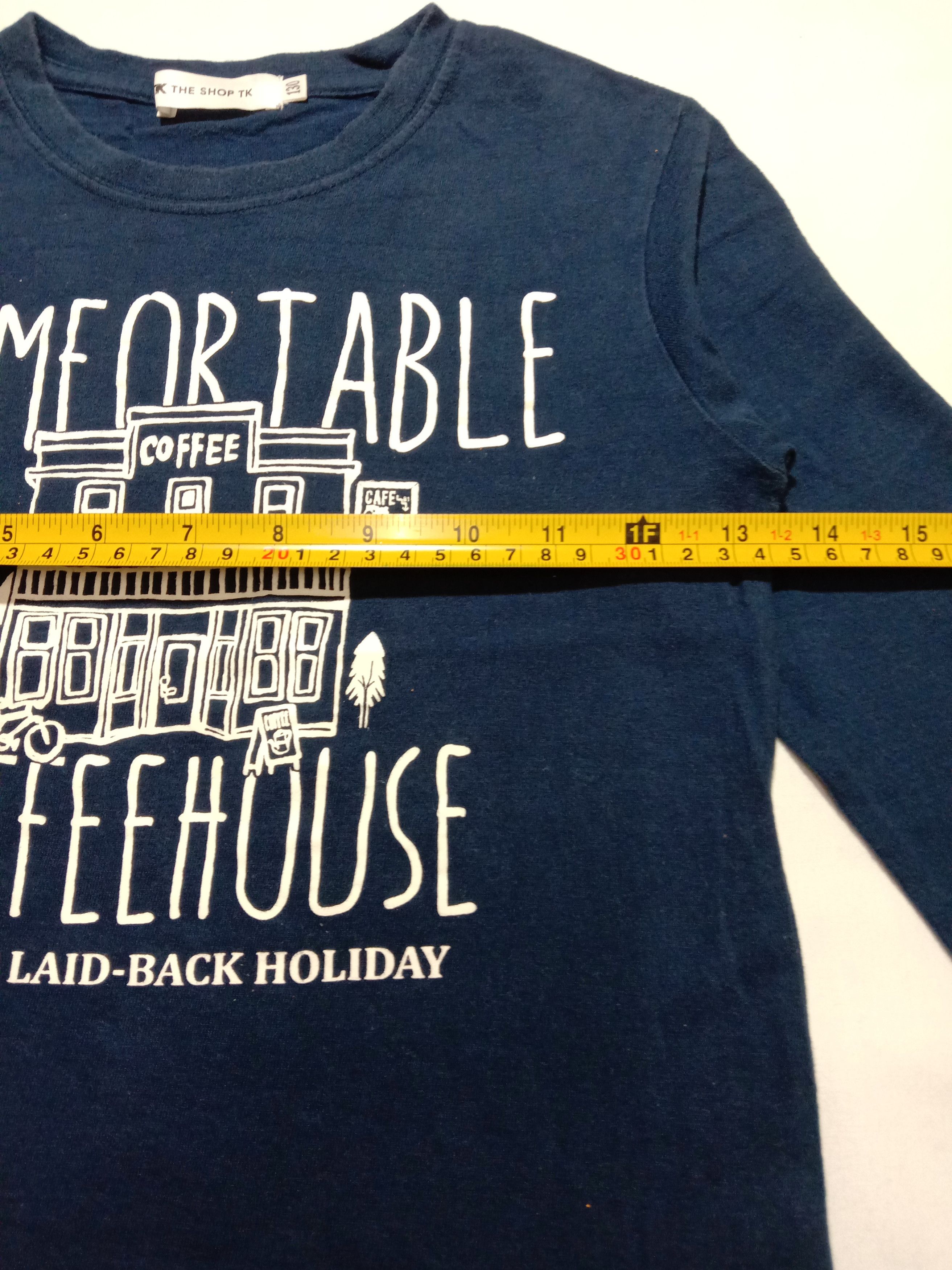 Japanese Brand × Takeo Kikuchi The Shop TK Navy Blue Color Shirt Comfortable Coffeehouse Size XXS / US 00 / IT 34 - 7 Thumbnail
