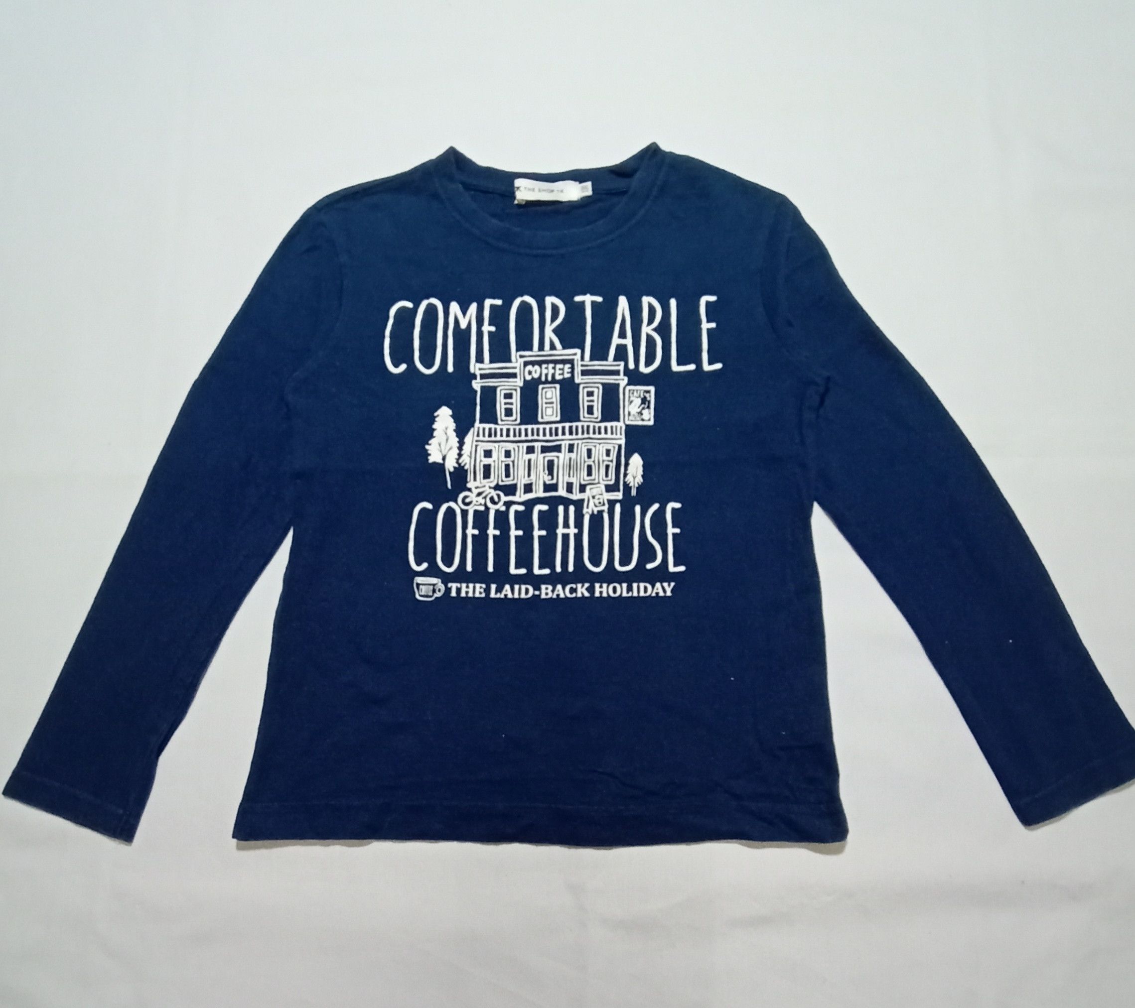 Japanese Brand × Takeo Kikuchi The Shop TK Navy Blue Color Shirt Comfortable Coffeehouse Size XXS / US 00 / IT 34 - 1 Thumbnail