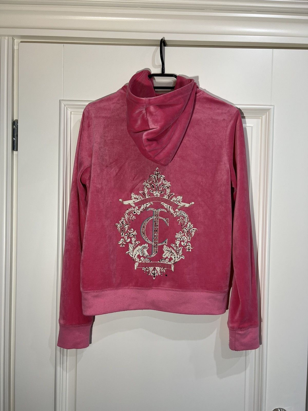 Juicy Couture × Juicy Couture Jeans × Vintage Juicy couture sweatshirt pink retro 90s Size L / US 10 / IT 46 - 7 Thumbnail