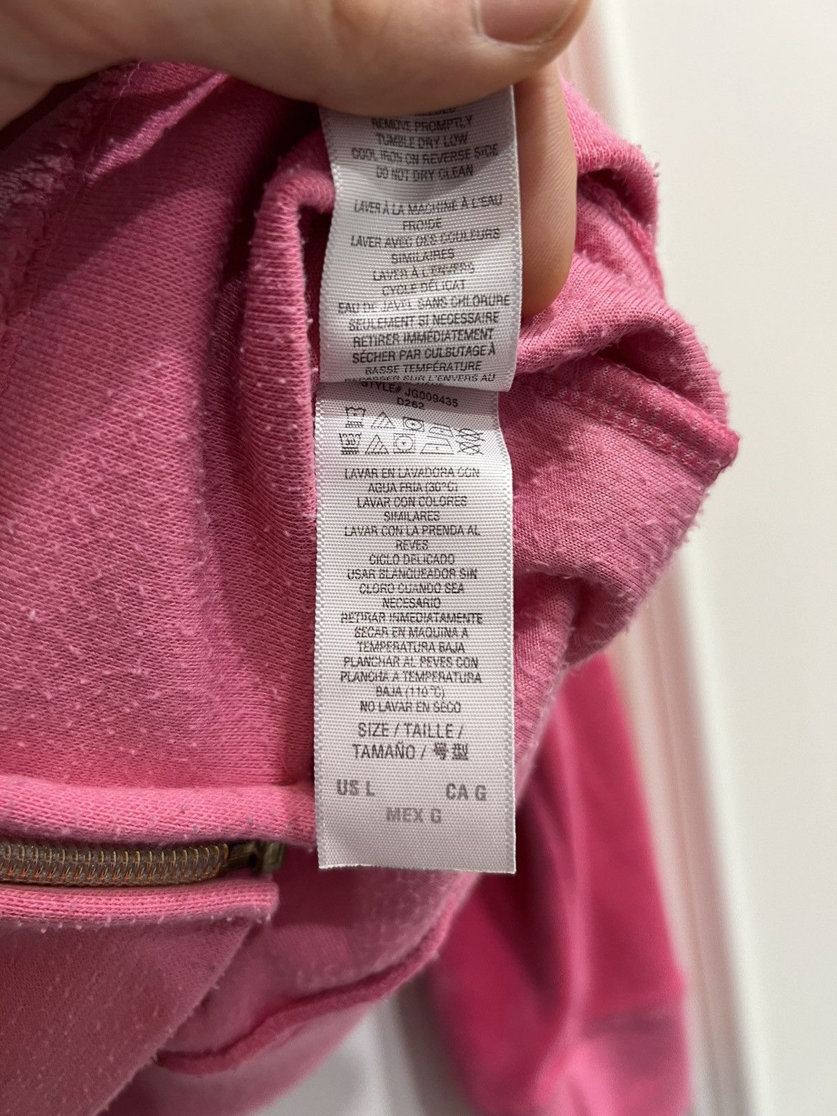 Juicy Couture × Juicy Couture Jeans × Vintage Juicy couture sweatshirt pink retro 90s Size L / US 10 / IT 46 - 6 Thumbnail