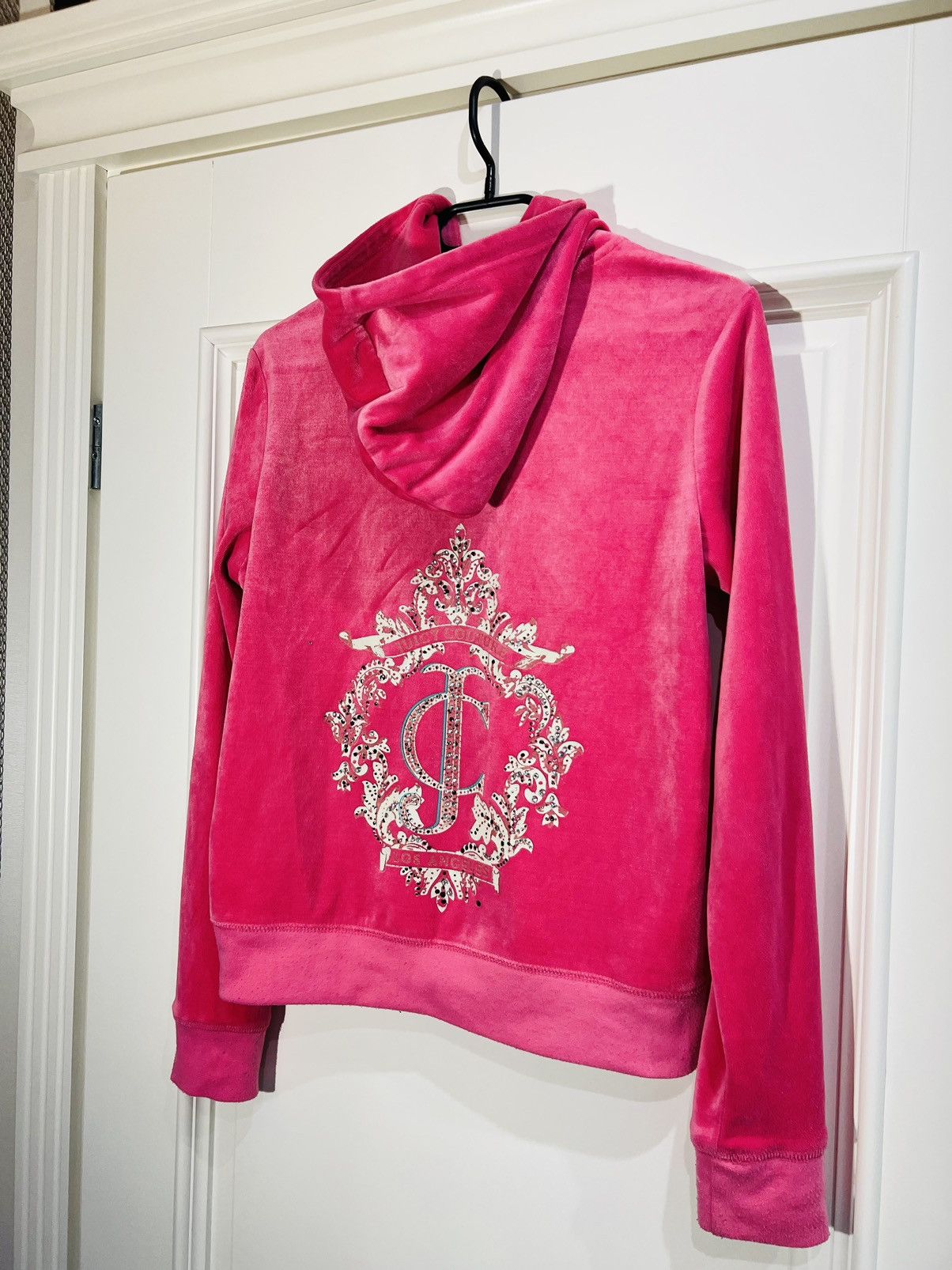 Juicy Couture × Juicy Couture Jeans × Vintage Juicy couture sweatshirt pink retro 90s Size L / US 10 / IT 46 - 2 Thumbnail