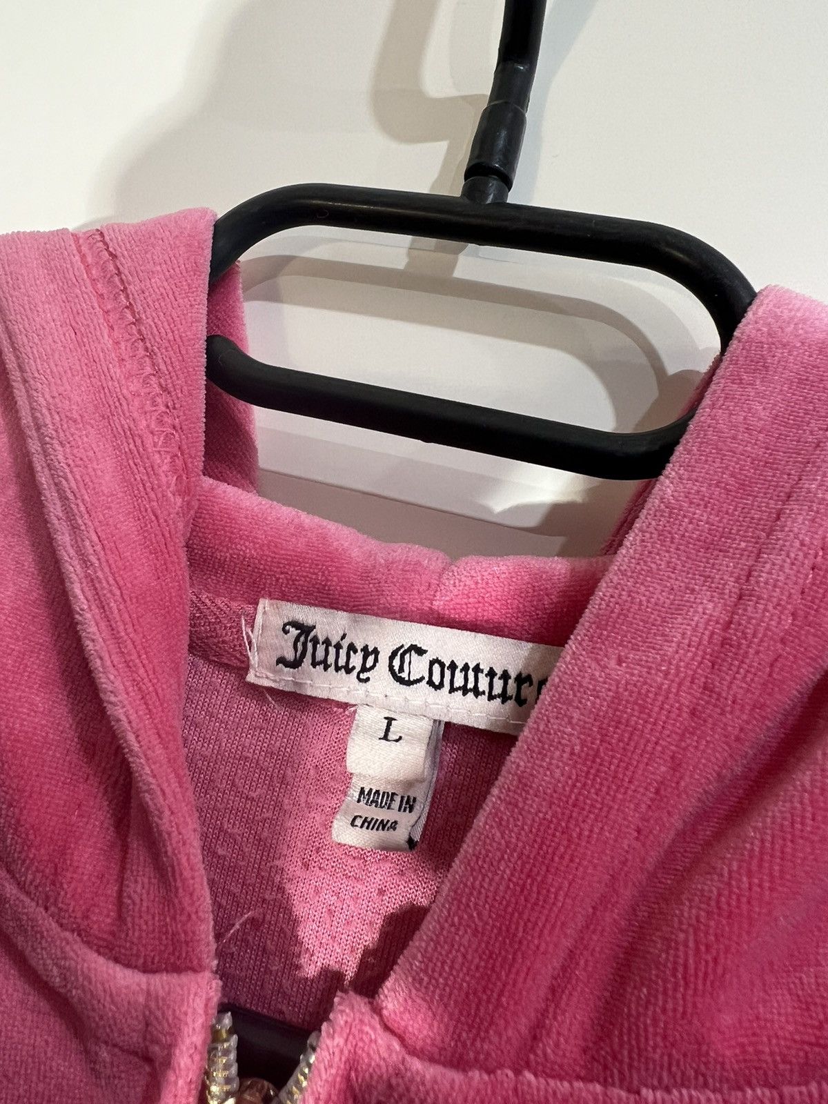Juicy Couture × Juicy Couture Jeans × Vintage Juicy couture sweatshirt pink retro 90s Size L / US 10 / IT 46 - 5 Thumbnail