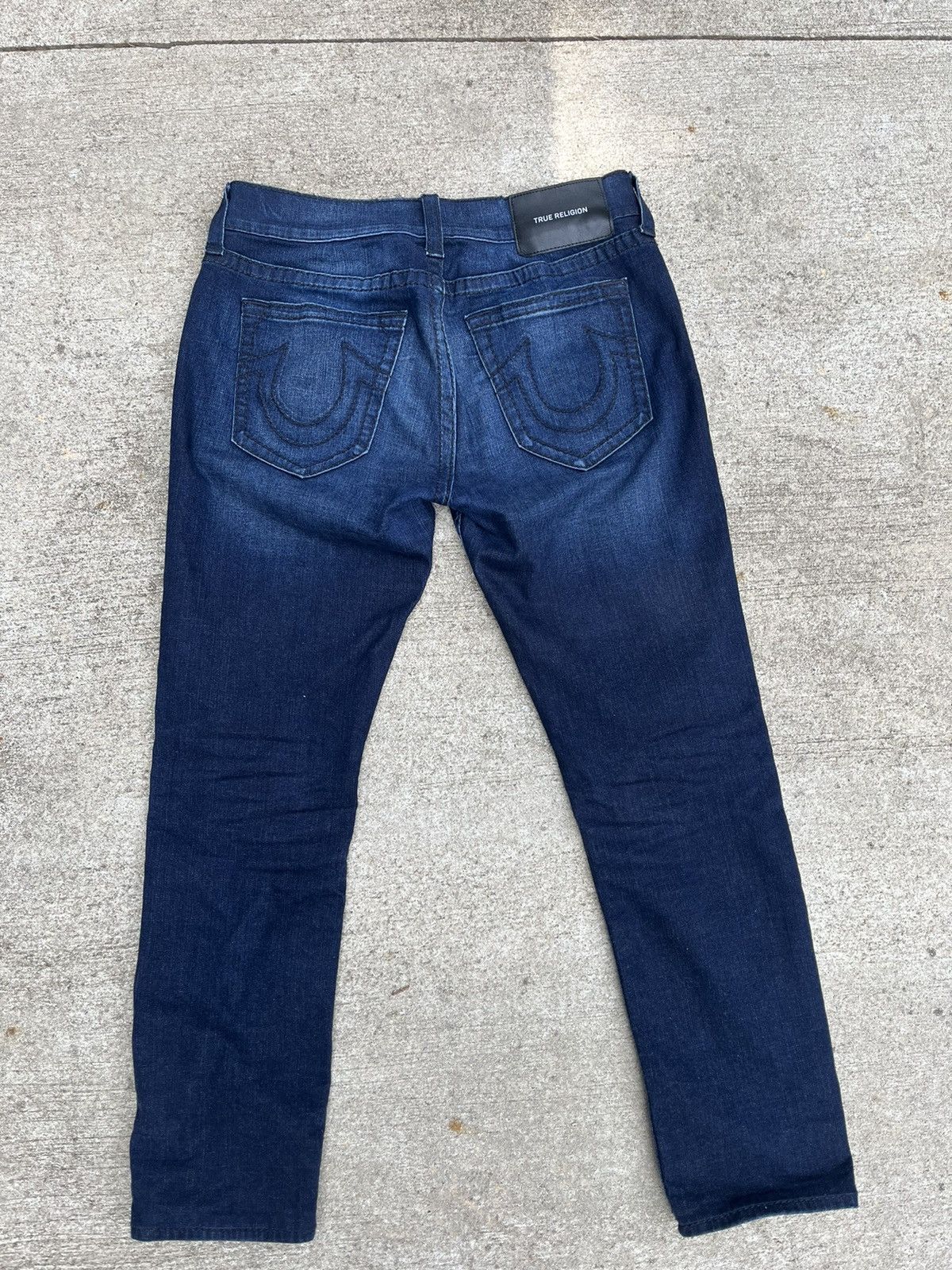 image of True Religion Rocco Fit Jeans in Blue, Men's (Size 36)