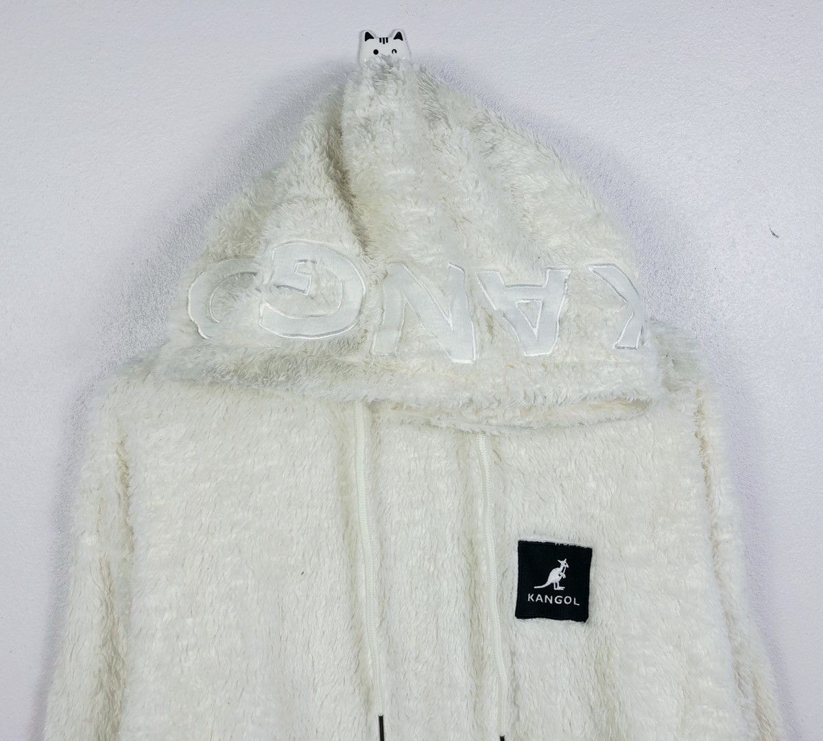 Kangol Rare Kangol Faux Fur Hoodie Sweatshirt Size US L / EU 52-54 / 3 - 2 Thumbnail