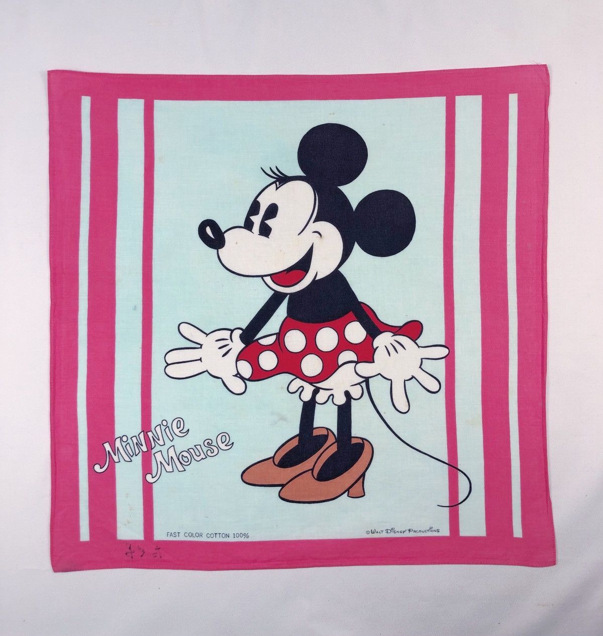 Disney × Mickey Mouse × Vintage Rare Vintage Disney Minnie Mouse Bandana Handkerchief Size ONE SIZE - 1 Thumbnail