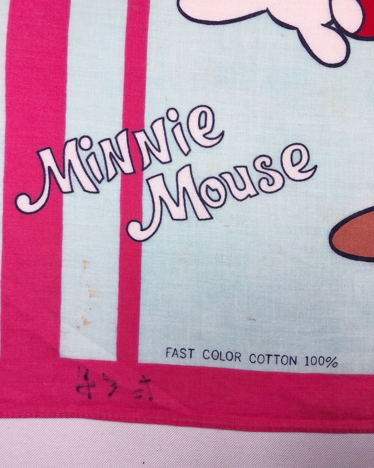 Disney × Mickey Mouse × Vintage Rare Vintage Disney Minnie Mouse Bandana Handkerchief Size ONE SIZE - 4 Thumbnail