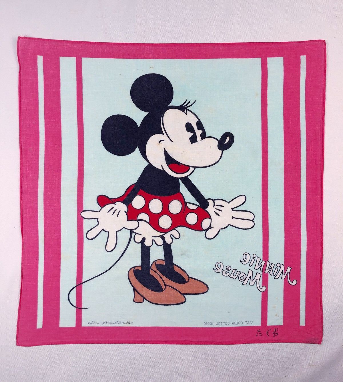 Disney × Mickey Mouse × Vintage Rare Vintage Disney Minnie Mouse Bandana Handkerchief Size ONE SIZE - 2 Thumbnail