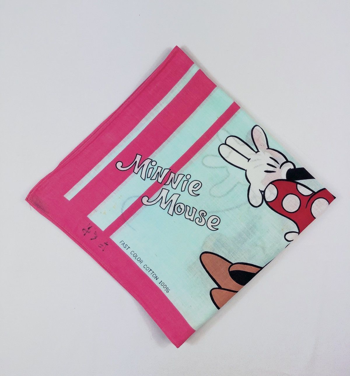 Disney × Mickey Mouse × Vintage Rare Vintage Disney Minnie Mouse Bandana Handkerchief Size ONE SIZE - 3 Thumbnail