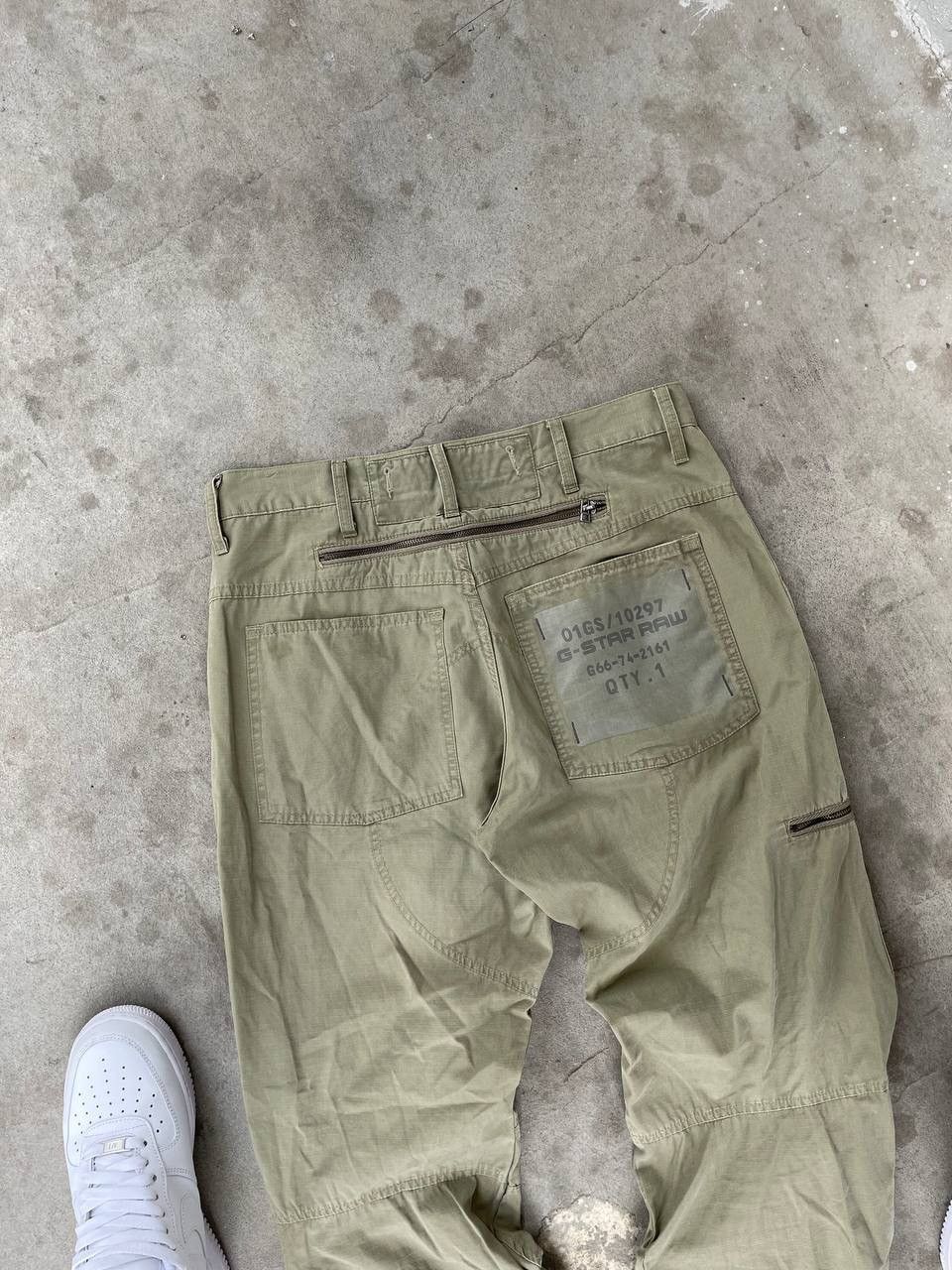 G-Star Vintage G Star Raw Army Elwood Pants Size US 33 - 6 Thumbnail