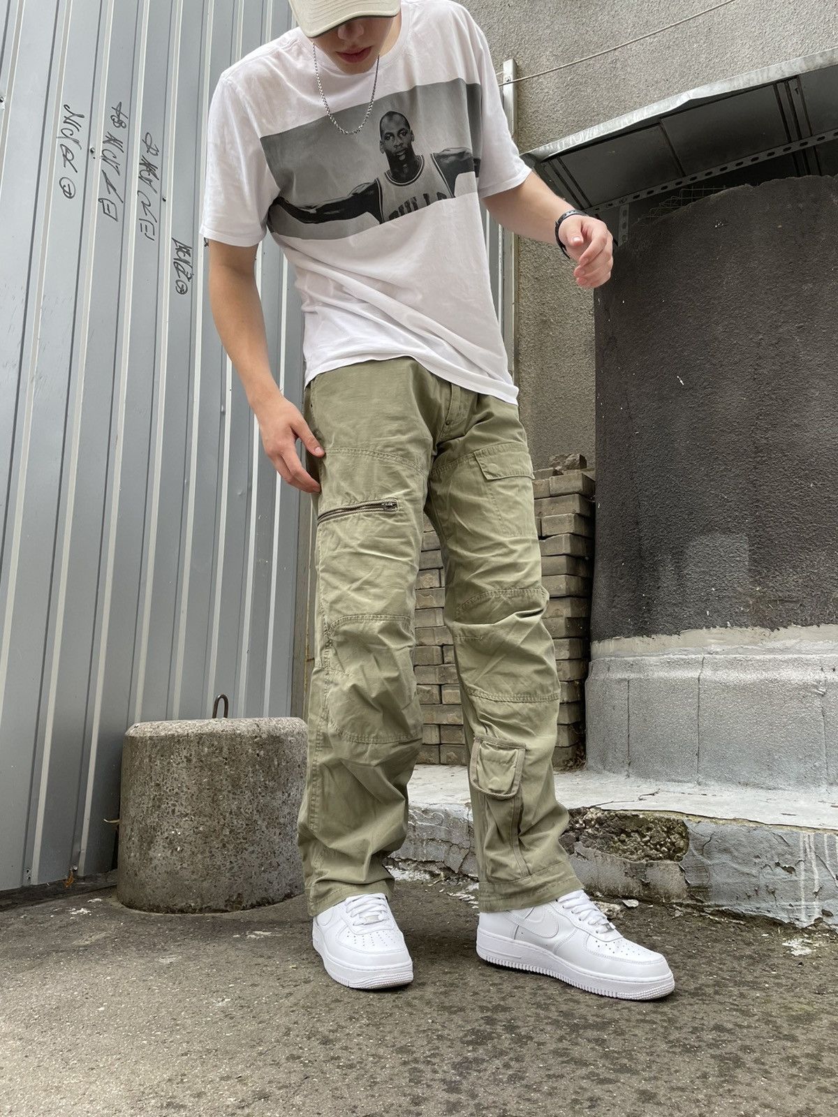 G-Star Vintage G Star Raw Army Elwood Pants Size US 33 - 3 Thumbnail