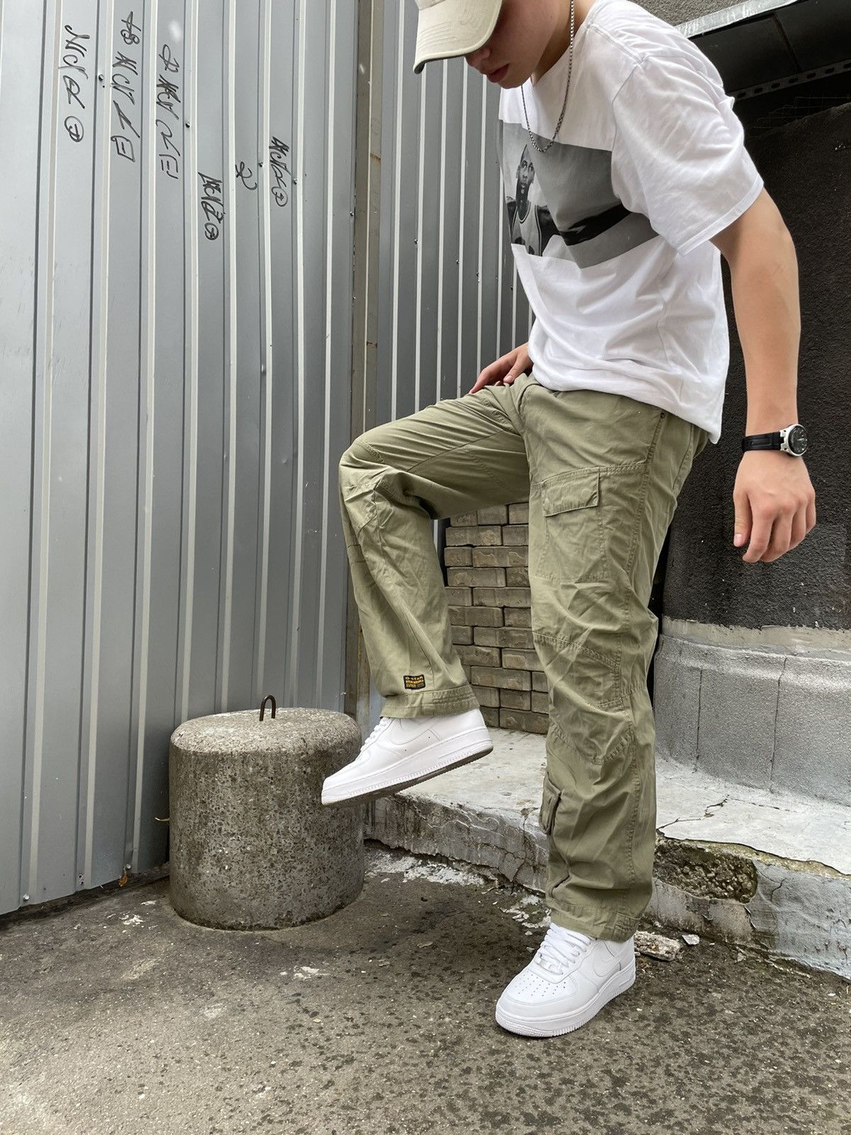 G-Star Vintage G Star Raw Army Elwood Pants Size US 33 - 5 Thumbnail