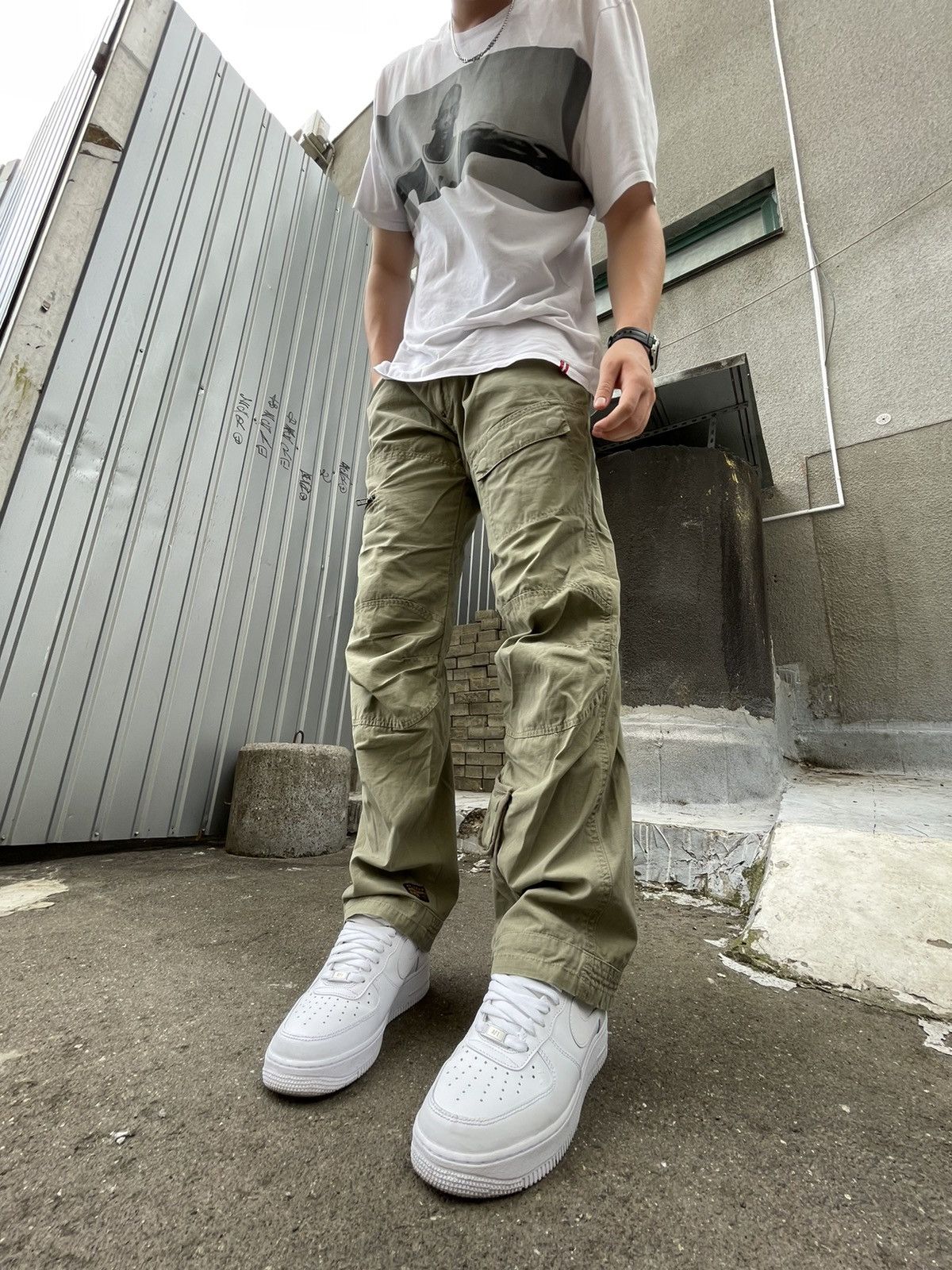 G-Star Vintage G Star Raw Army Elwood Pants Size US 33 - 14 Thumbnail