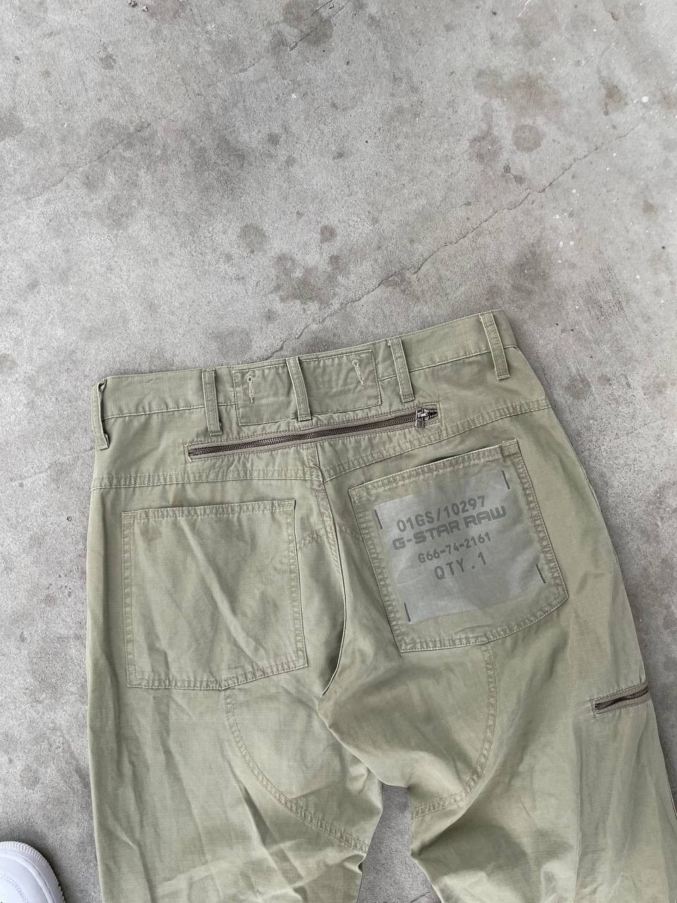 G-Star Vintage G Star Raw Army Elwood Pants Size US 33 - 7 Thumbnail