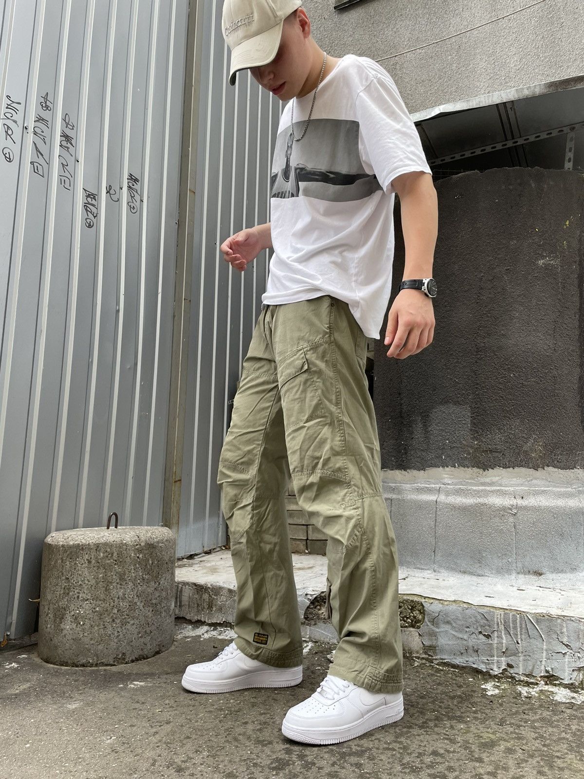 G-Star Vintage G Star Raw Army Elwood Pants Size US 33 - 4 Thumbnail