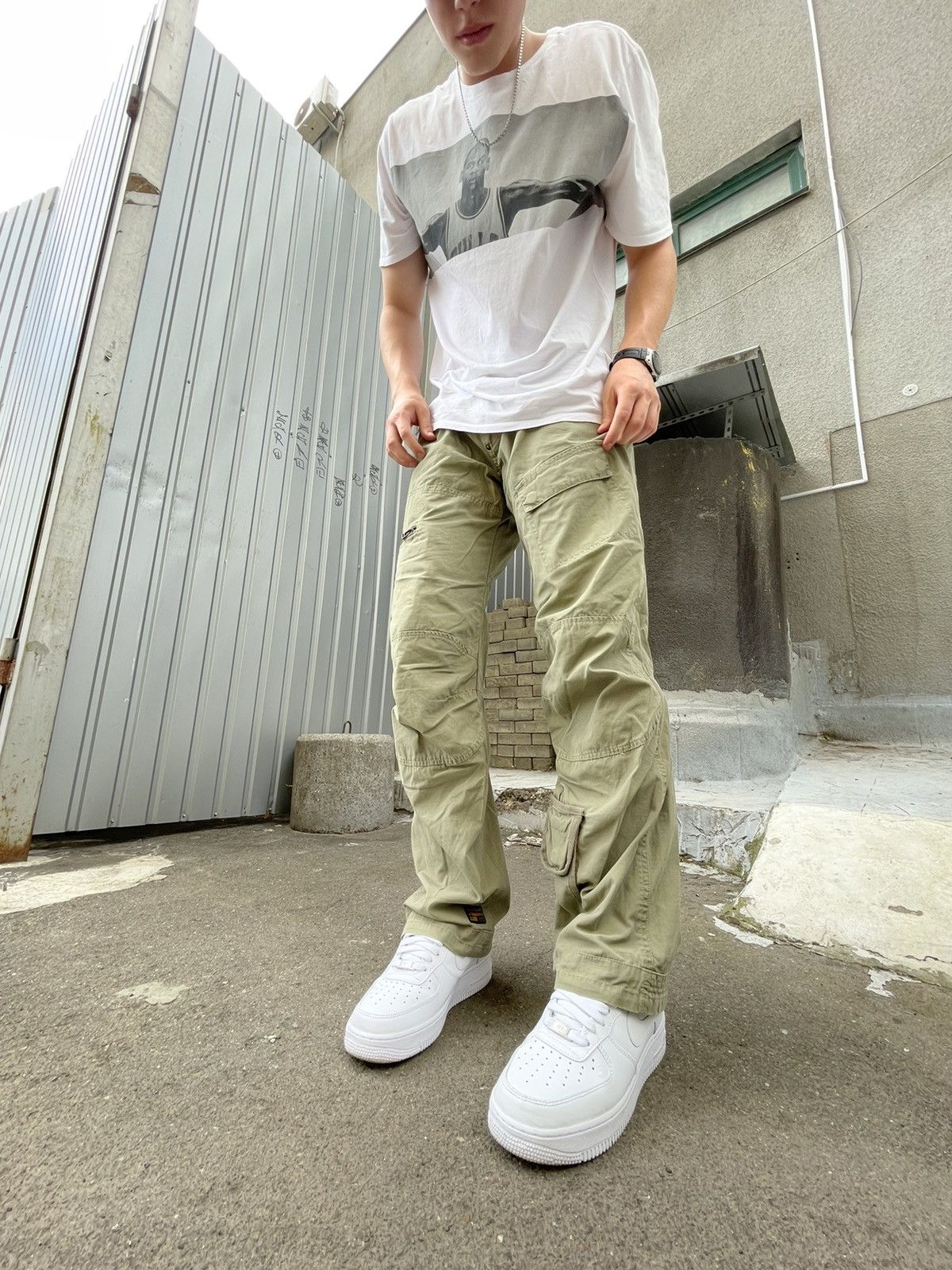 G-Star Vintage G Star Raw Army Elwood Pants Size US 33 - 13 Thumbnail