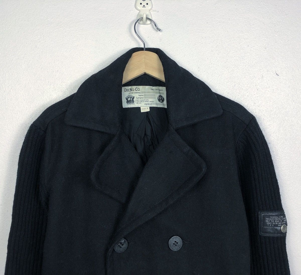Diesel Rare Diesel Only The Brave Wool Knits Jacket Size US M / EU 48-50 / 2 - 2 Thumbnail