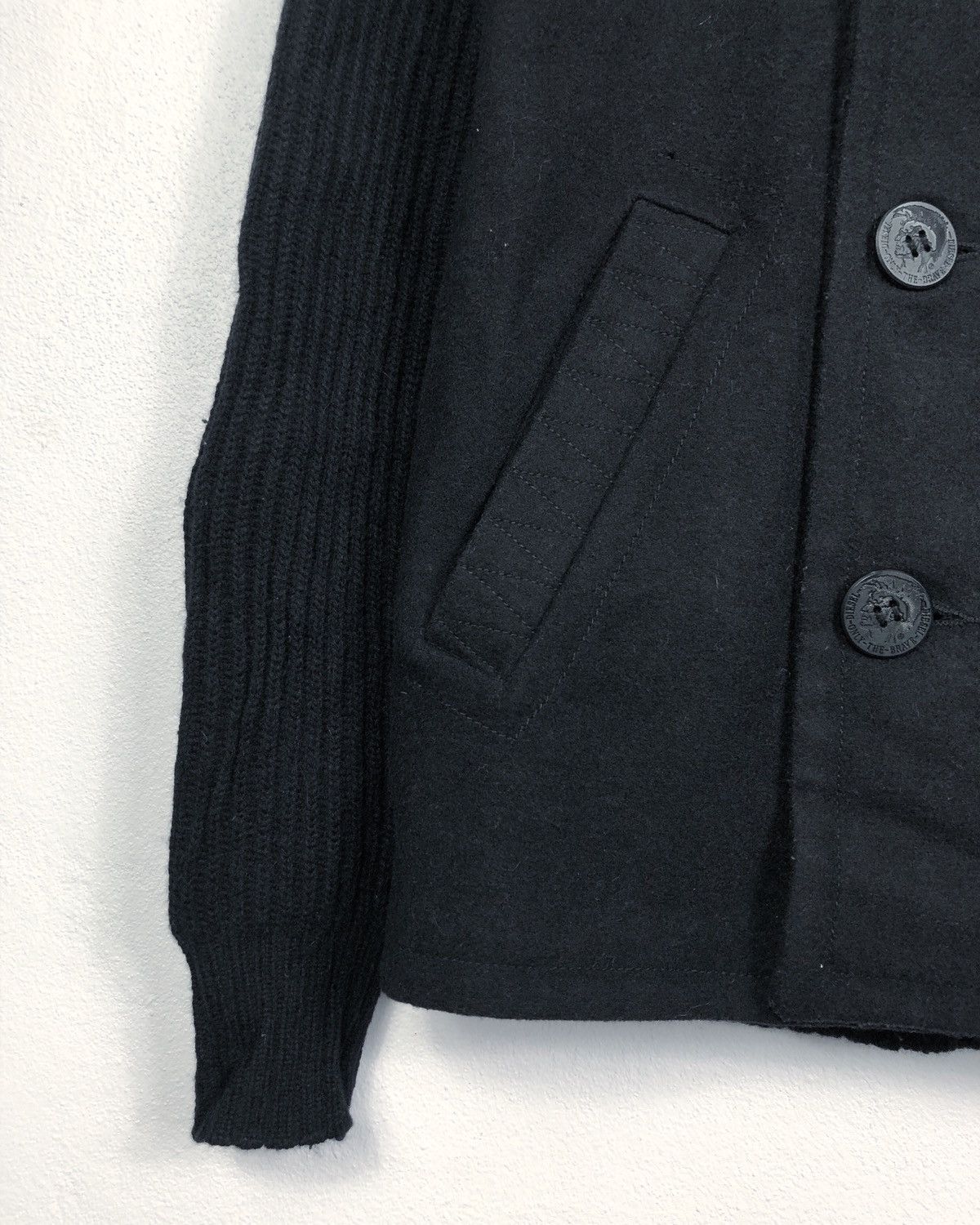 Diesel Rare Diesel Only The Brave Wool Knits Jacket Size US M / EU 48-50 / 2 - 4 Thumbnail