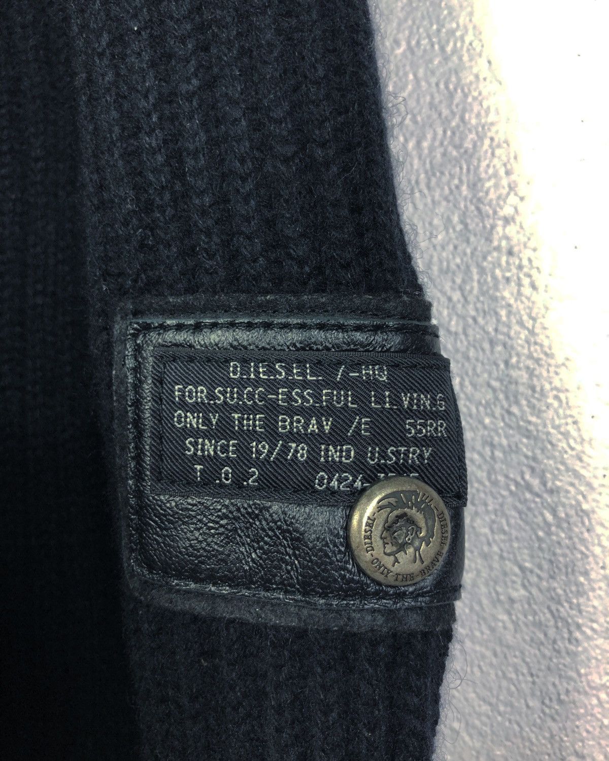 Diesel Rare Diesel Only The Brave Wool Knits Jacket Size US M / EU 48-50 / 2 - 7 Thumbnail