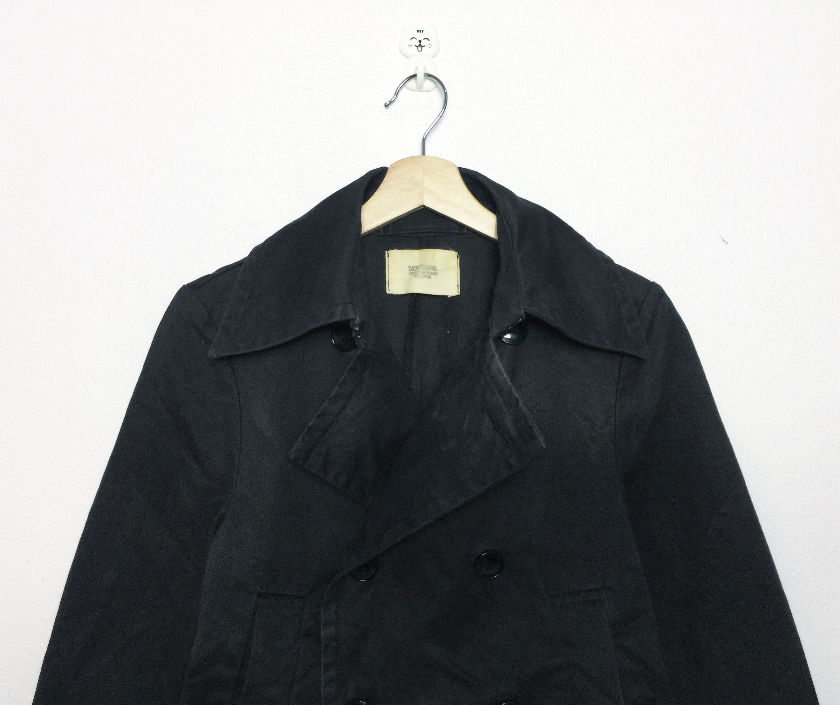 CABANE de ZUCCa × Issey Miyake × Vintage Rare Vintage 90s Zucca Travail Jacket Coat / Made in France Size US S / EU 44-46 / 1 - 2 Thumbnail