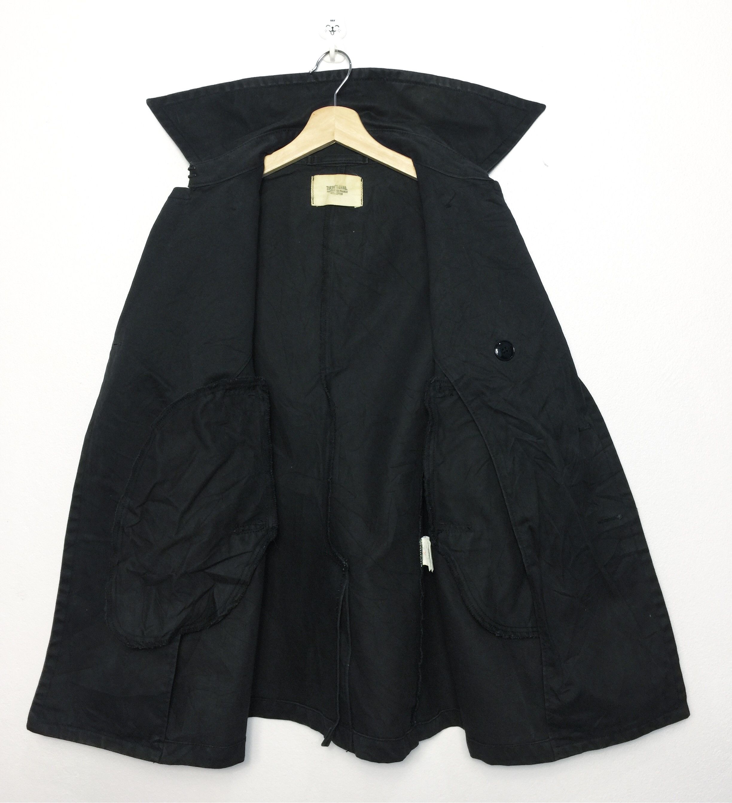 CABANE de ZUCCa × Issey Miyake × Vintage Rare Vintage 90s Zucca Travail Jacket Coat / Made in France Size US S / EU 44-46 / 1 - 7 Thumbnail