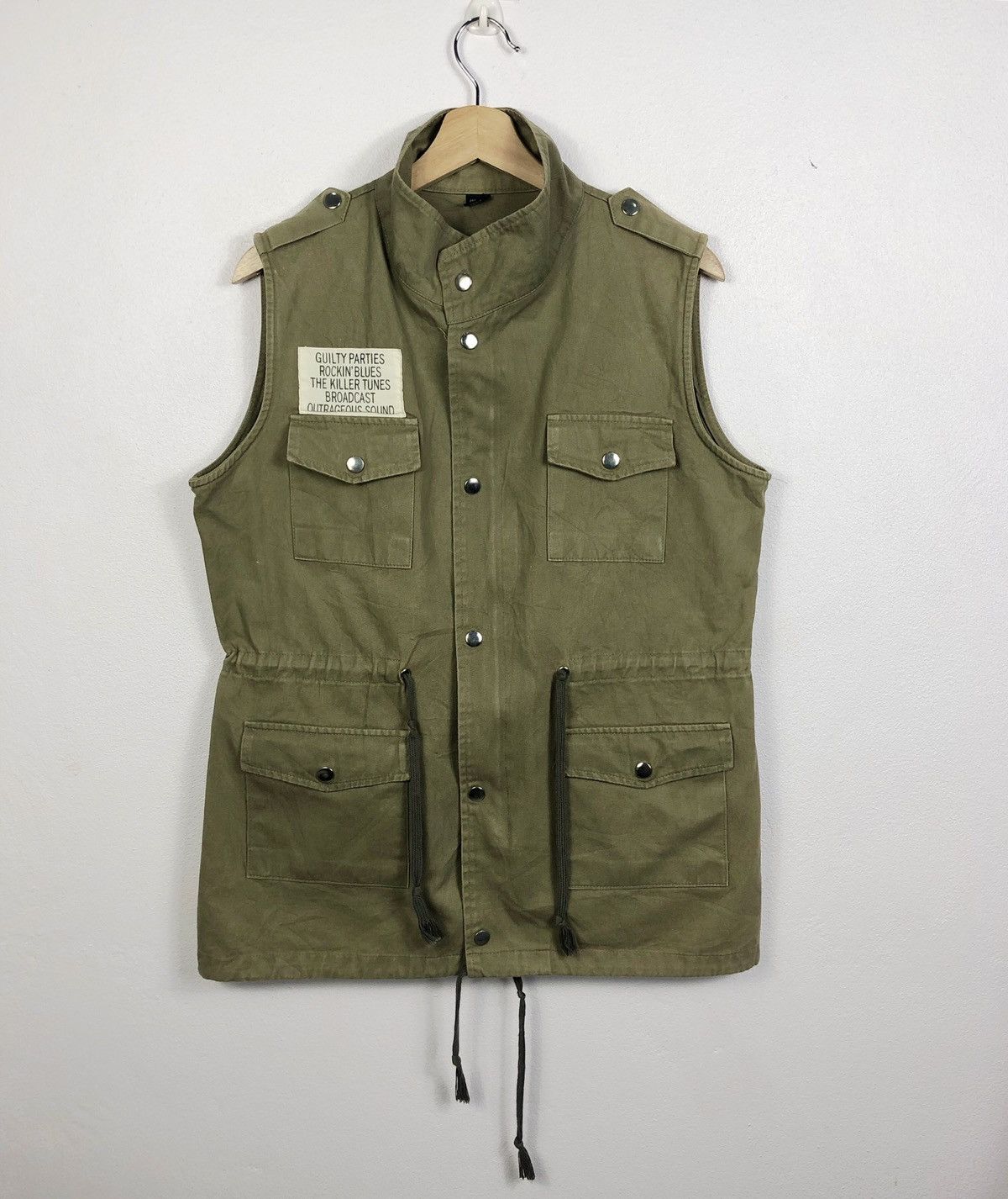 Rare Vintage Guilty Parties Multipockets Vest Jacket