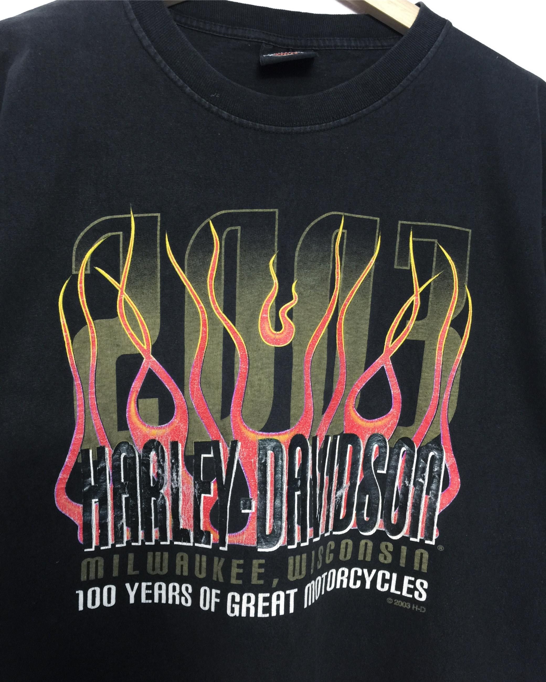Harley Davidson × Vintage Rare Vintage 2003 Harley Davidson Tees Size US M / EU 48-50 / 2 - 3 Thumbnail