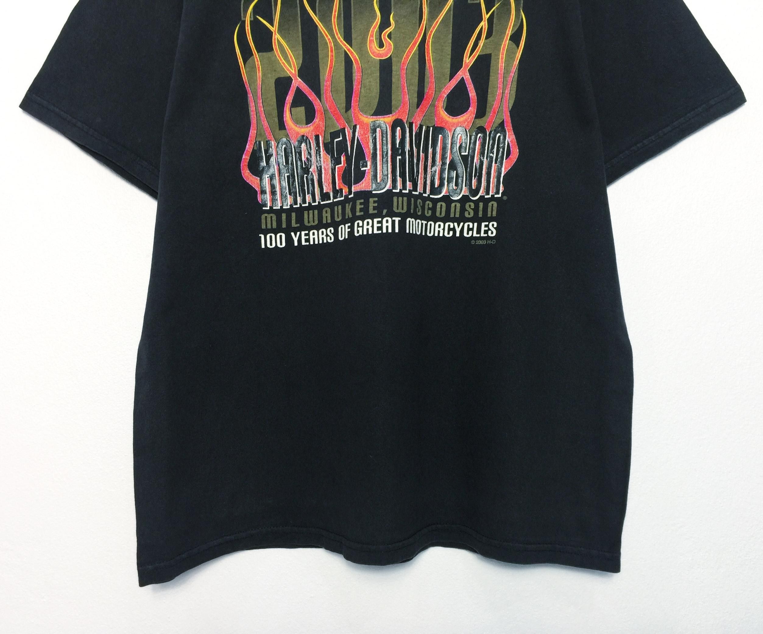 Harley Davidson × Vintage Rare Vintage 2003 Harley Davidson Tees Size US M / EU 48-50 / 2 - 5 Thumbnail