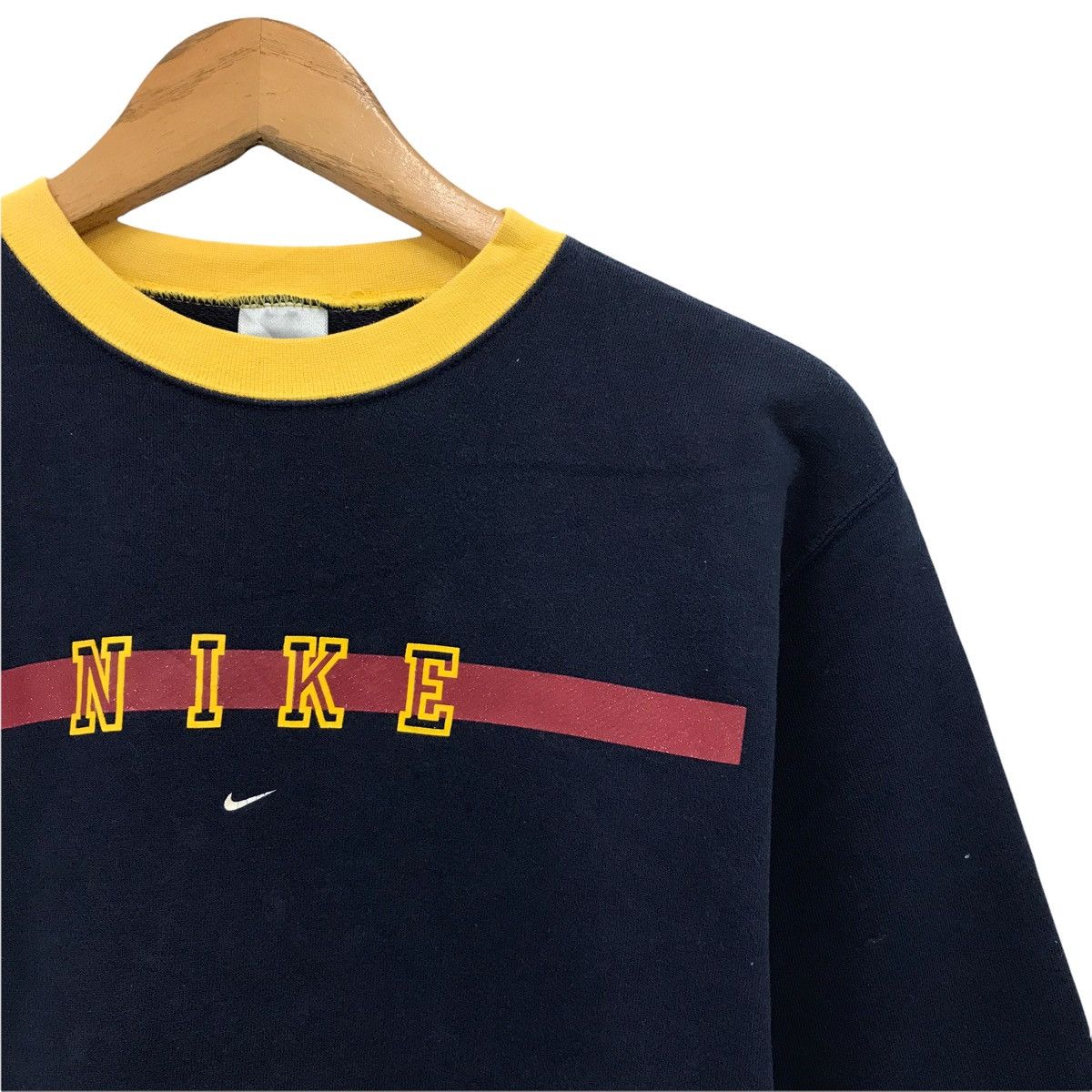 Nike × Vintage Vintage Nike Big Logo Sweatshirt Size US S / EU 44-46 / 1 - 4 Thumbnail
