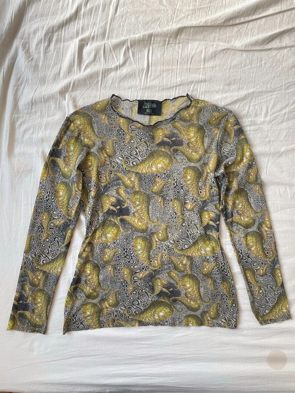 Jean Paul Gaultier Vintage 90s Jean Paul Gaultier mesh top Size M / US 6-8 / IT 42-44 - 1 Thumbnail