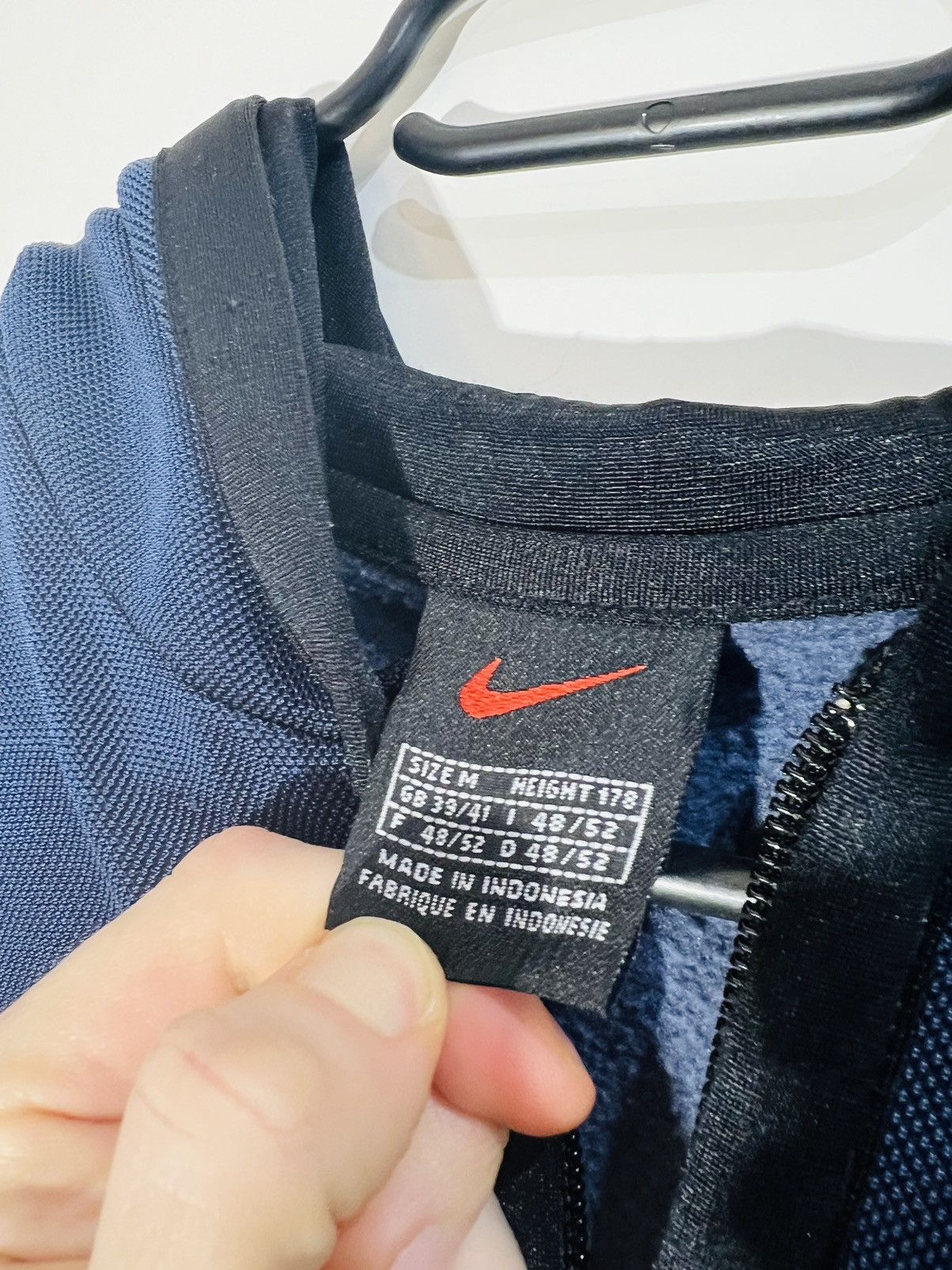 Nike × Vintage Nike vintage sweatshirt hoodie retro 90s sweatshirt Size US M / EU 48-50 / 2 - 6 Thumbnail