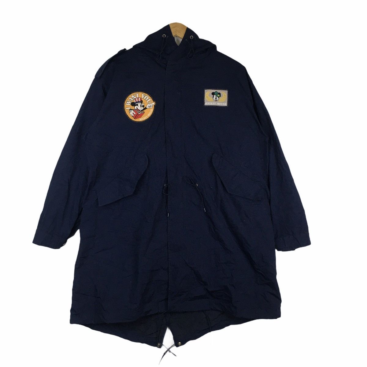 Vtg MICKEY MOUSE DISNEY Store I Want You Jacket Parka
