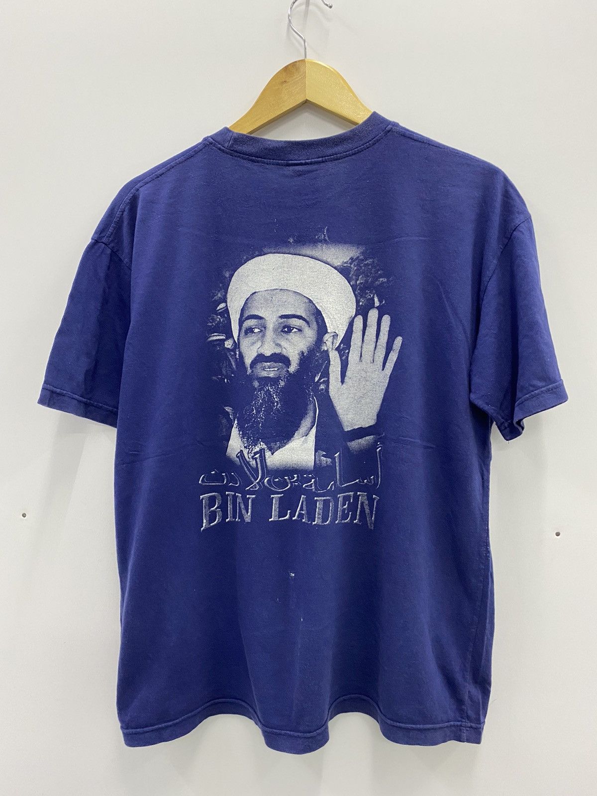 Rap Tees × Vintage Vintage Osama Bin Laden Bootleg Tshirt Size US L / EU 52-54 / 3 - 5 Thumbnail