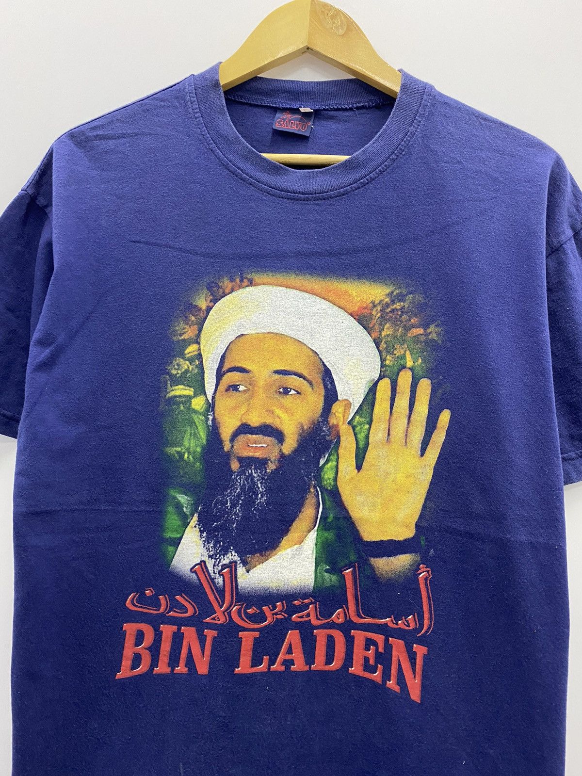 Rap Tees × Vintage Vintage Osama Bin Laden Bootleg Tshirt Size US L / EU 52-54 / 3 - 3 Thumbnail