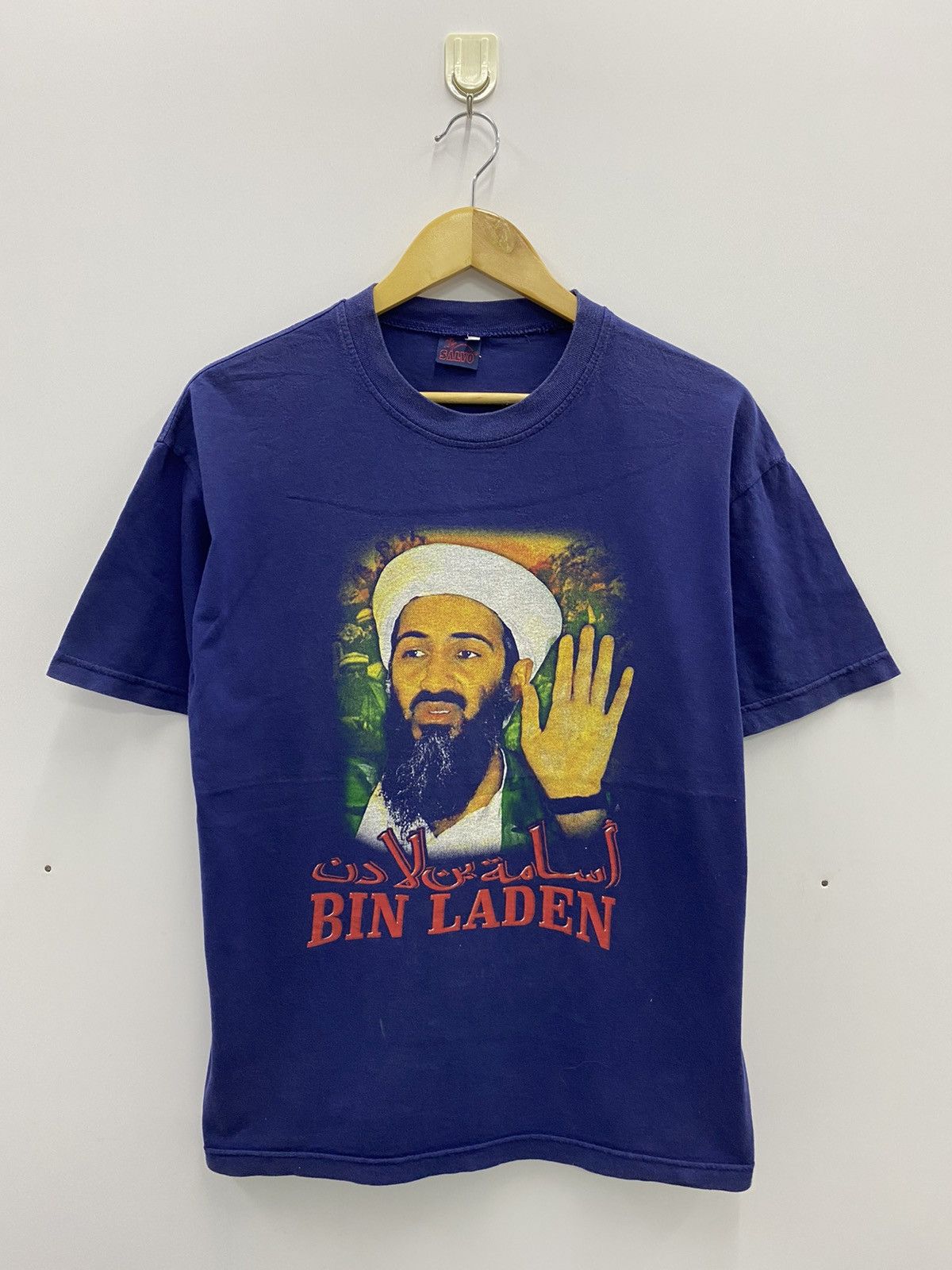 Rap Tees × Vintage Vintage Osama Bin Laden Bootleg Tshirt Size US L / EU 52-54 / 3 - 1 Thumbnail