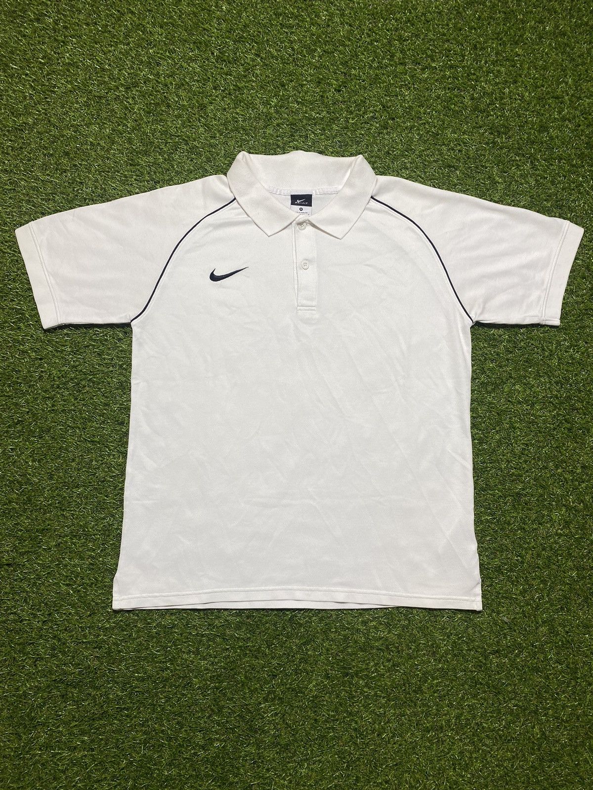 Vintage Y2k Nike polo tee streetwear casual swoosh size M