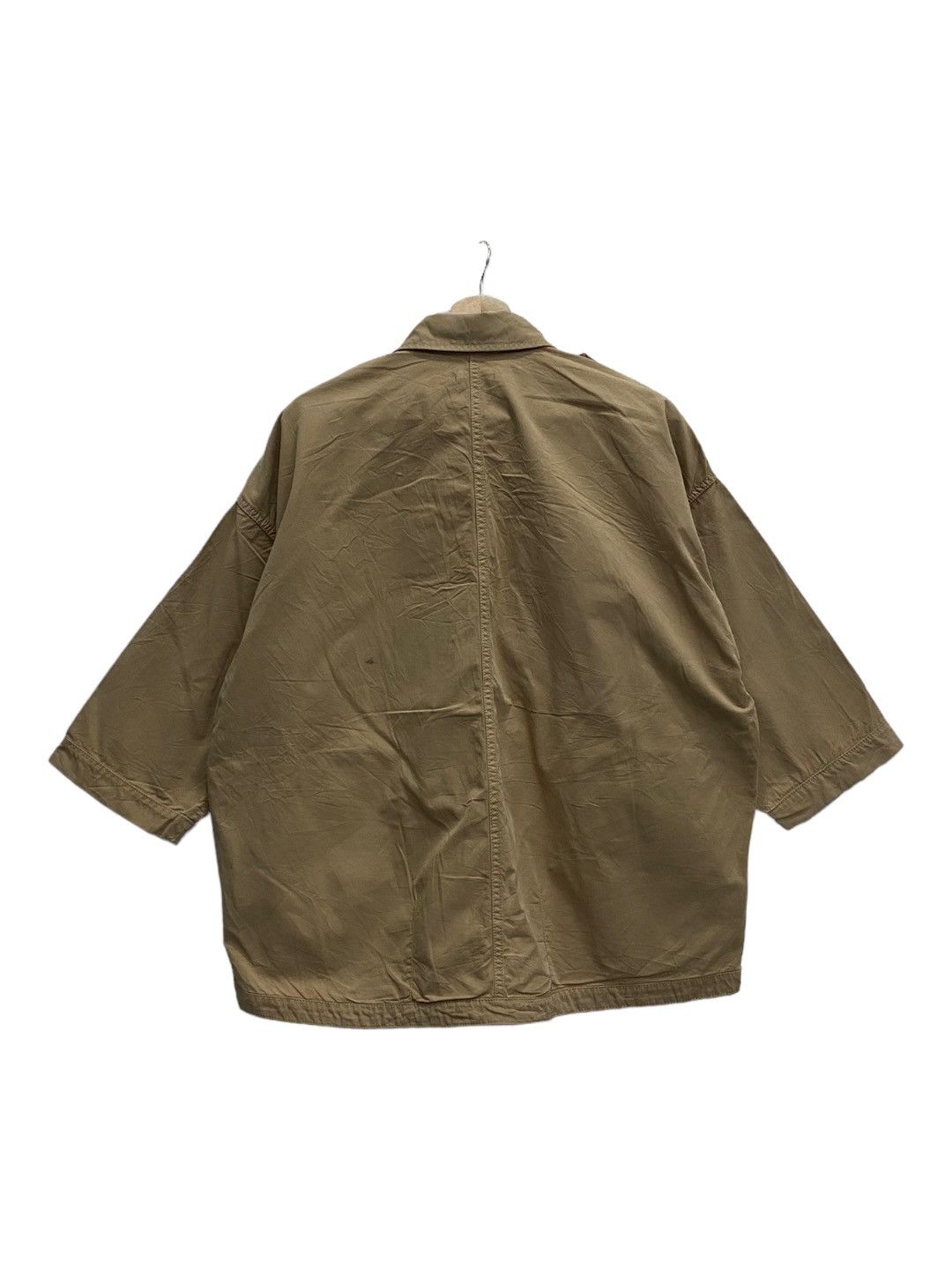 Gap × General Research × Kapital RARE🔥FW12 GAP MILITARY MULTI POCKET KHAKI HANTEN OVERSHIRT Size US L / EU 52-54 / 3 - 3 Thumbnail