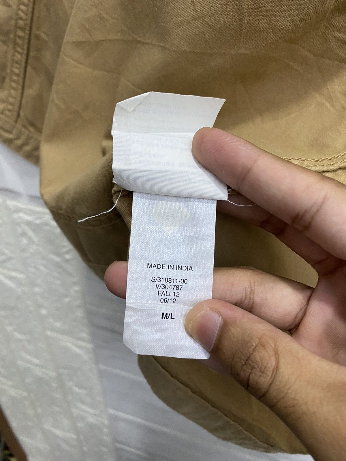 Gap × General Research × Kapital RARE🔥FW12 GAP MILITARY MULTI POCKET KHAKI HANTEN OVERSHIRT Size US L / EU 52-54 / 3 - 11 Thumbnail