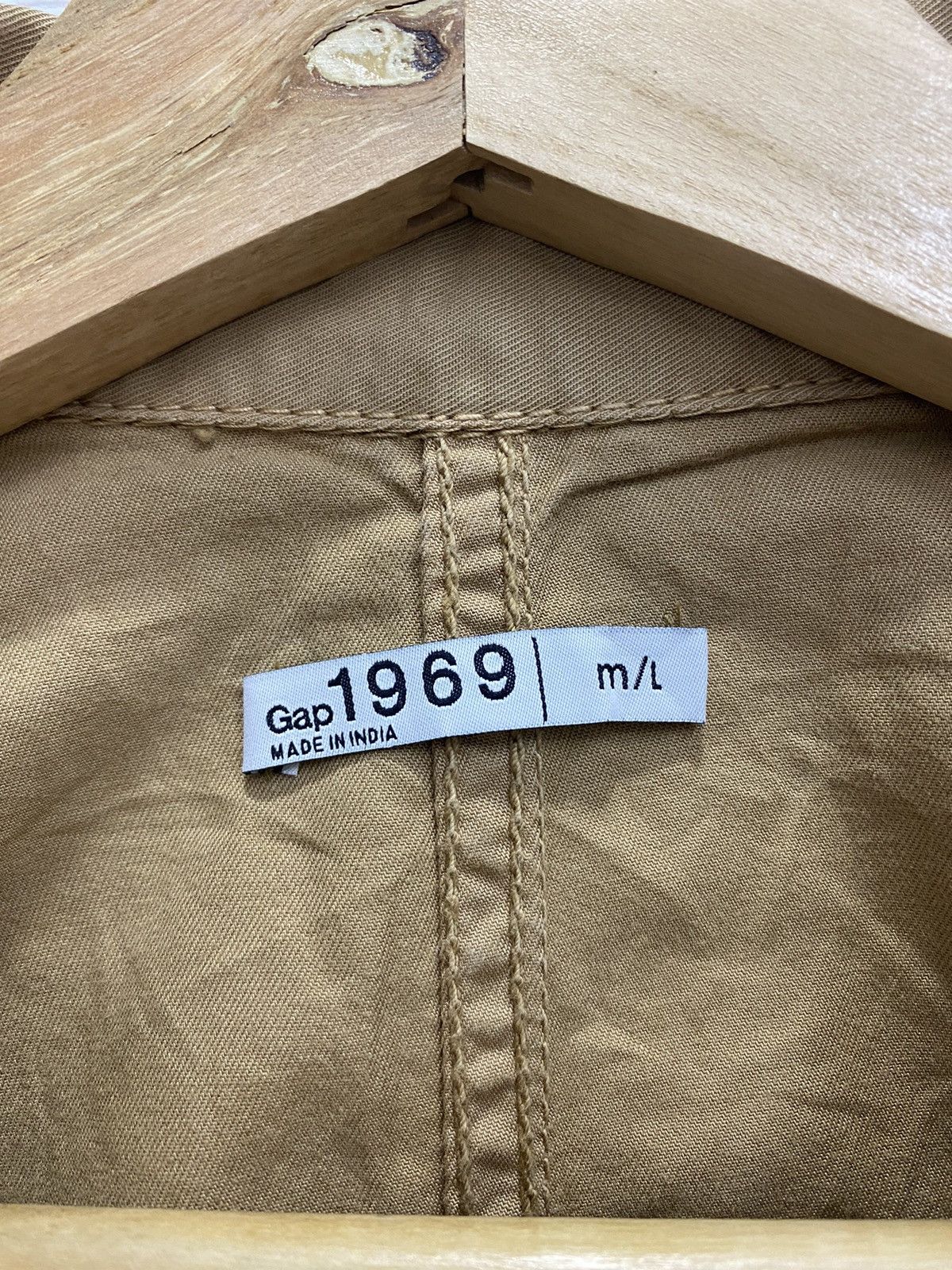 Gap × General Research × Kapital RARE🔥FW12 GAP MILITARY MULTI POCKET KHAKI HANTEN OVERSHIRT Size US L / EU 52-54 / 3 - 8 Thumbnail