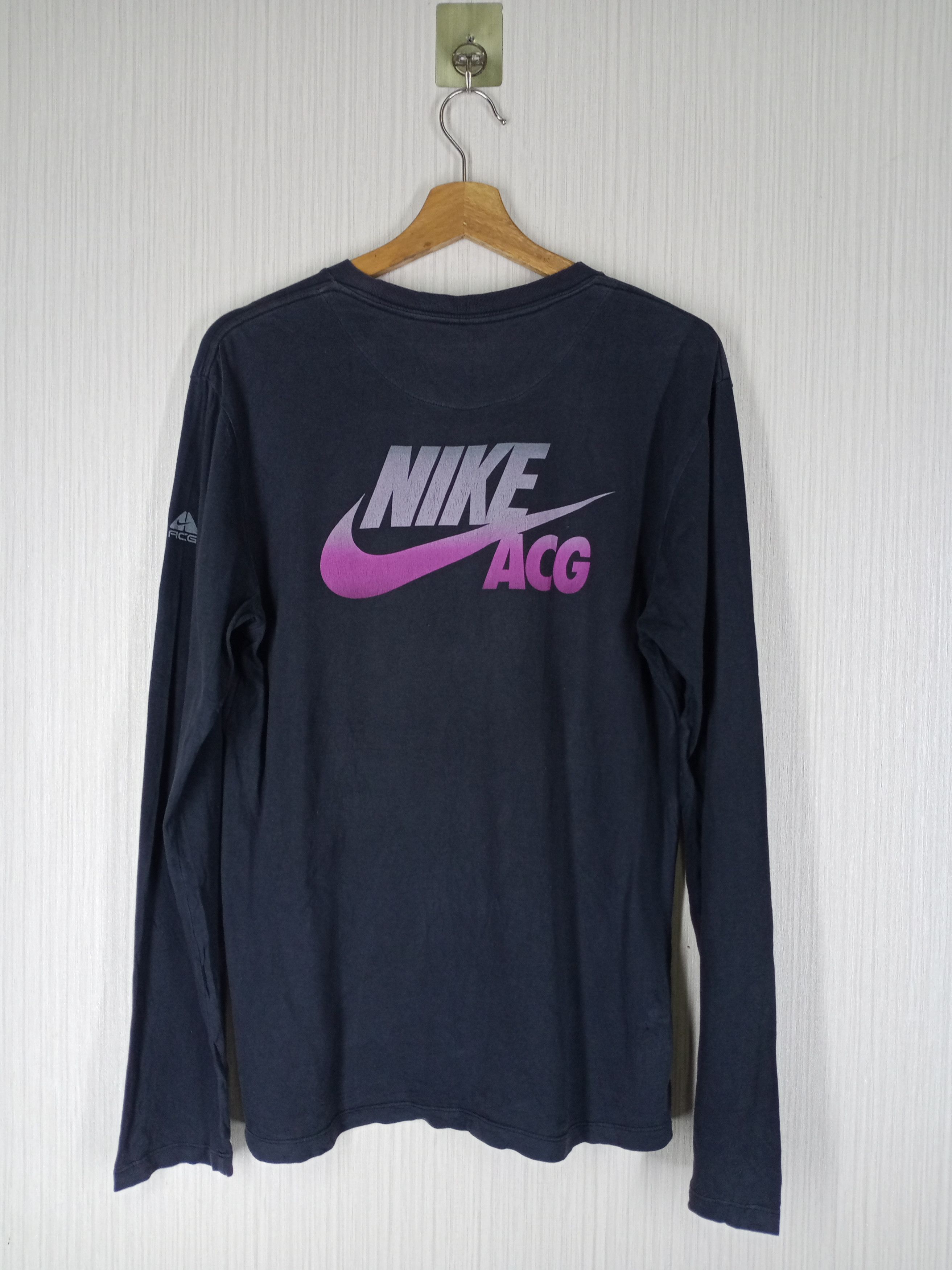 Nike Rare Nike ACG Big Logo Long Sleeve Tshirt Size US M / EU 48-50 / 2 - 1 Thumbnail